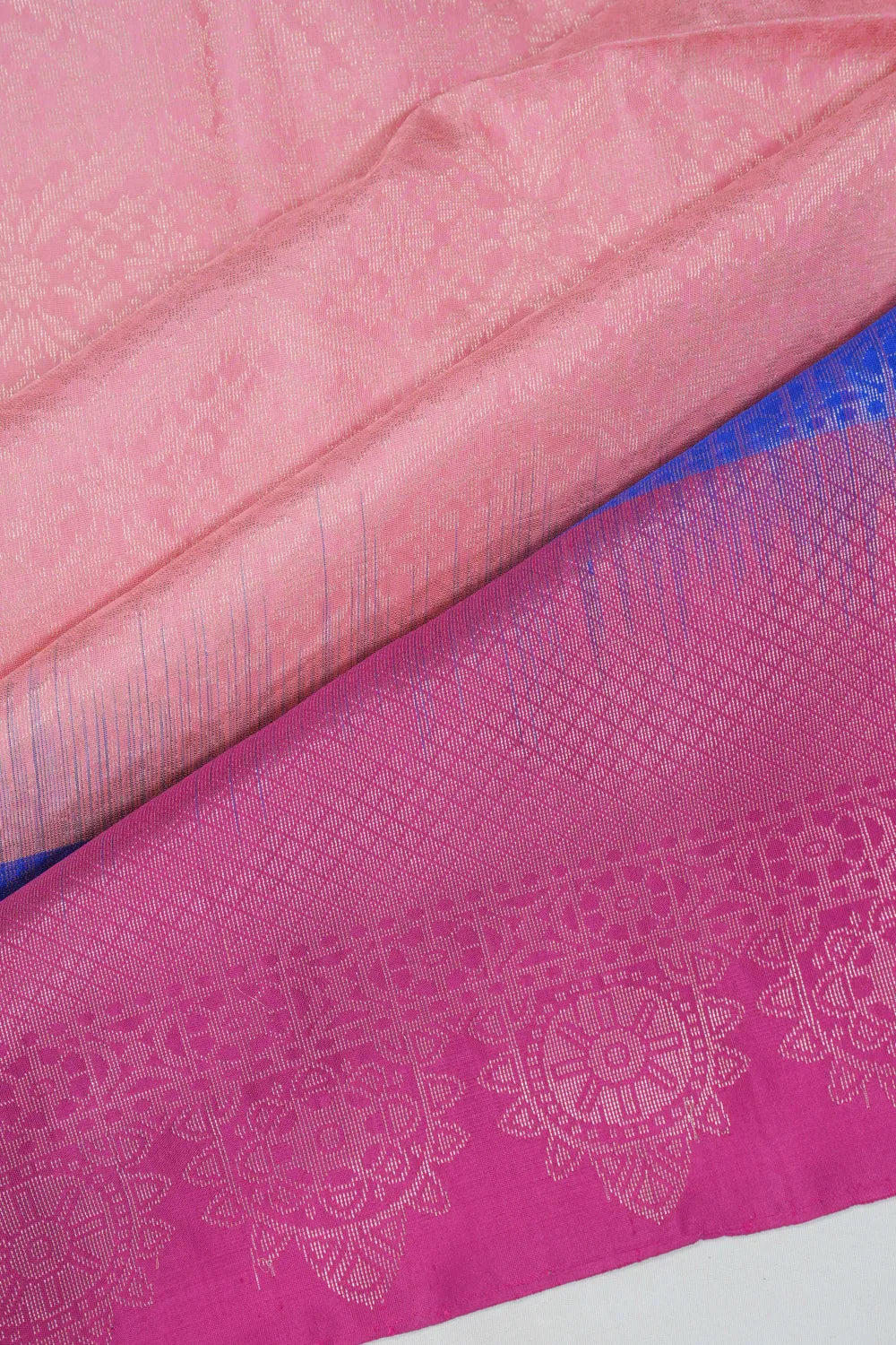 Coimbatore Soft Silk Brocade Baby Pink Saree