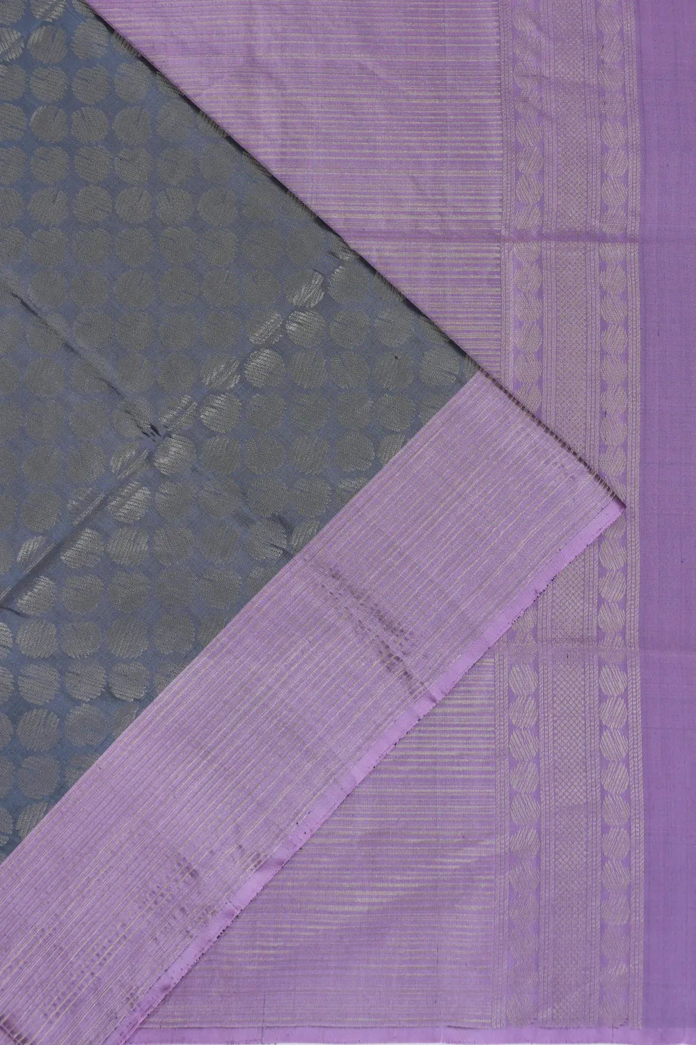 Coimbatore Soft Silk Brocade Grey Saree