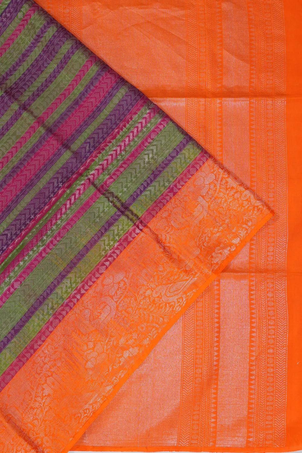 Coimbatore Soft Silk Brocade Purple Saree