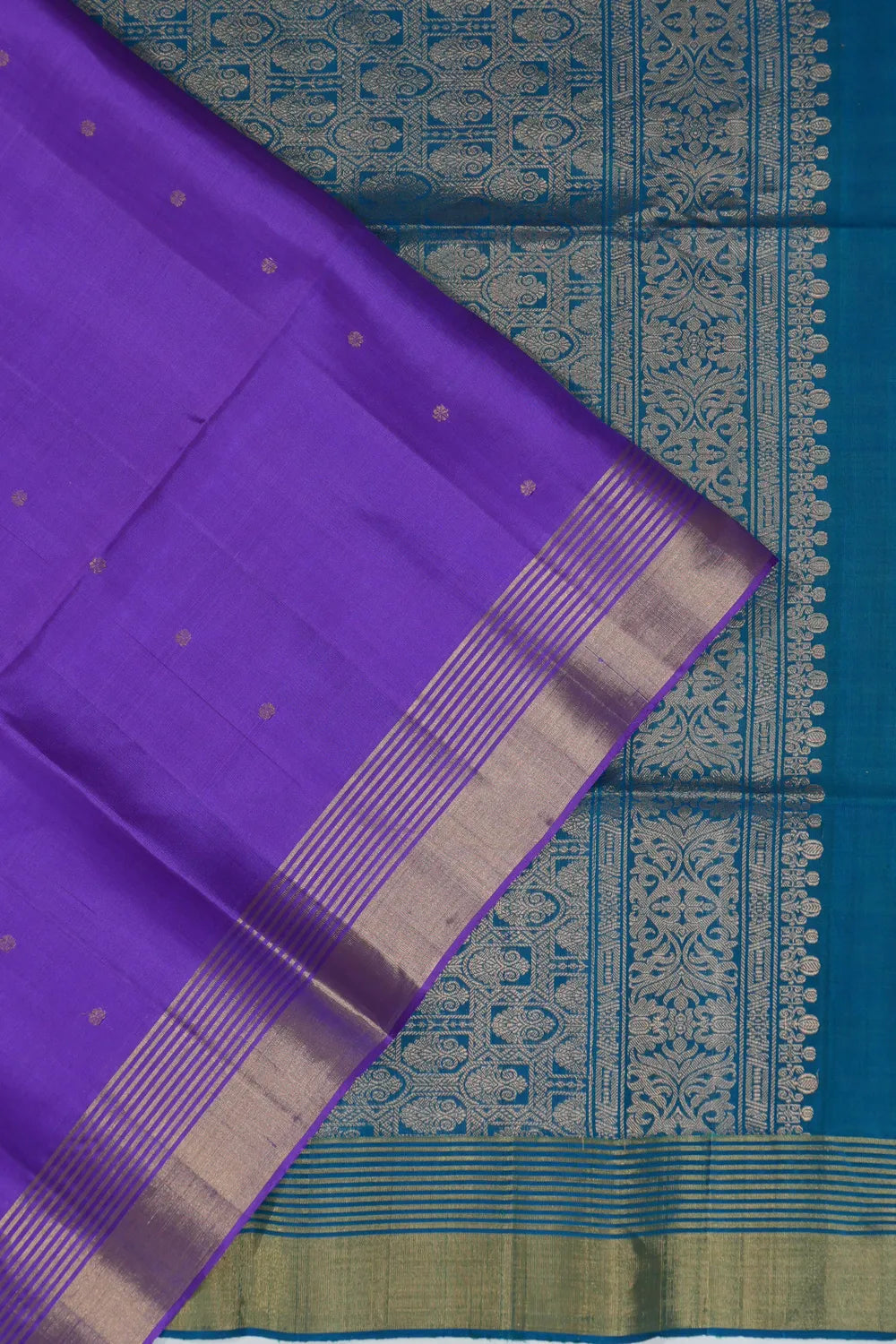 Coimbatore Soft Silk Butta Violet Saree