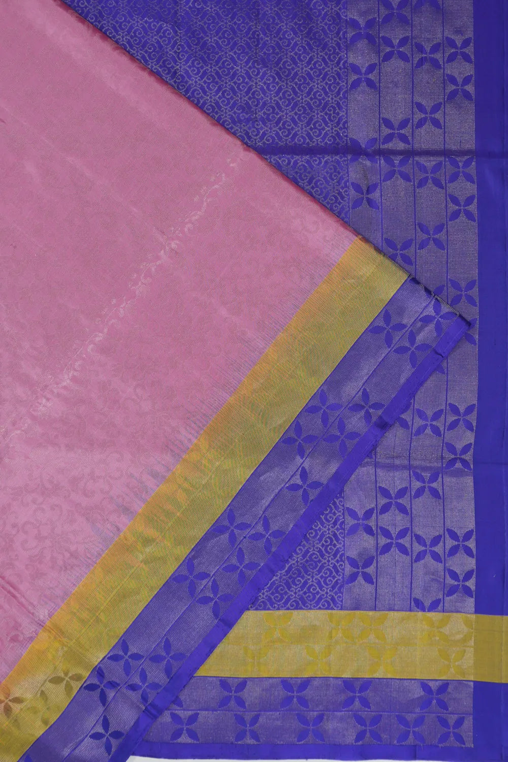 Coimbatore Soft Silk Brocade Baby Pink Saree