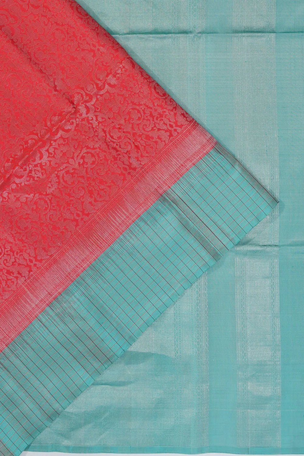 Coimbatore Soft Silk Brocade Red Saree