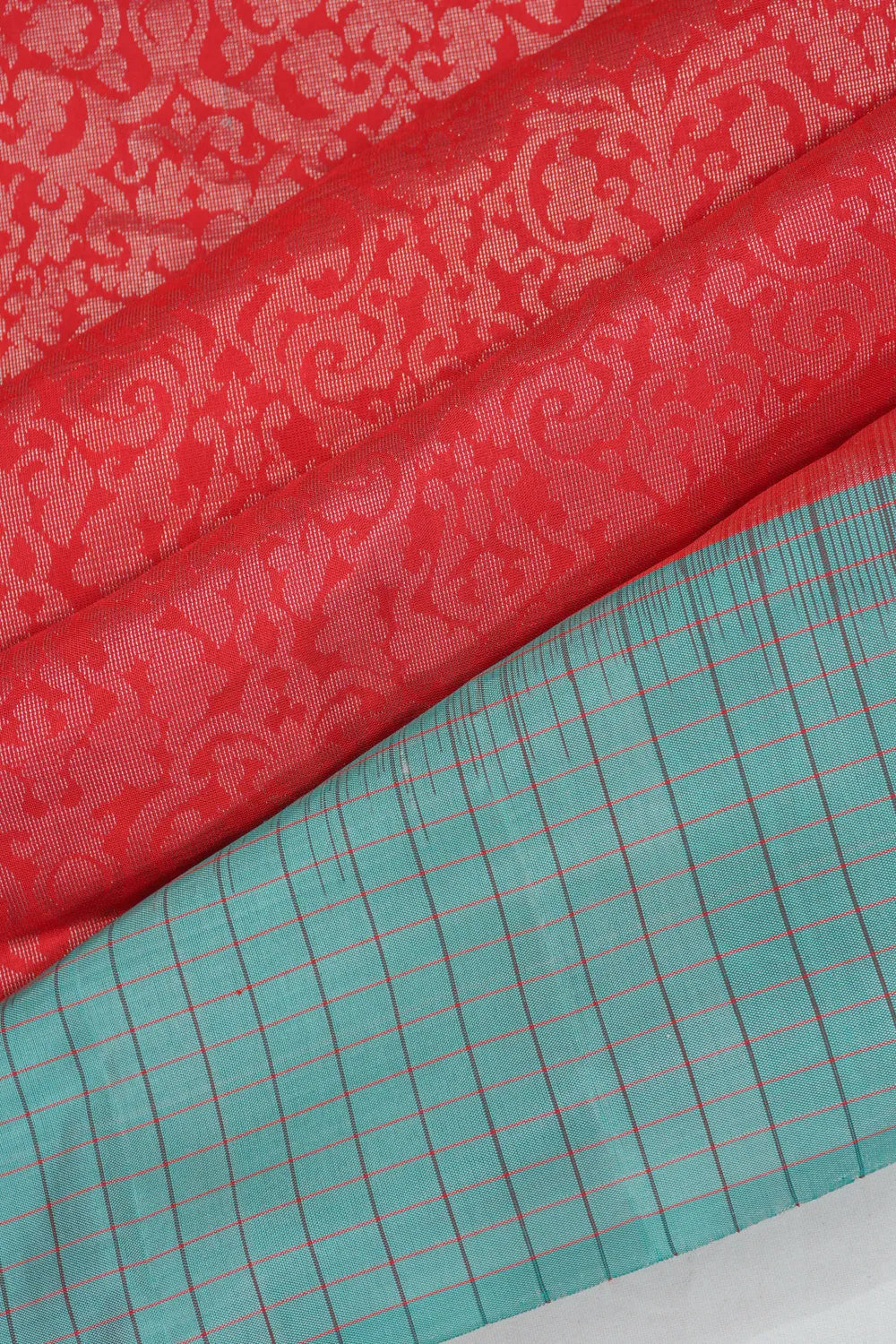 Coimbatore Soft Silk Brocade Red Saree