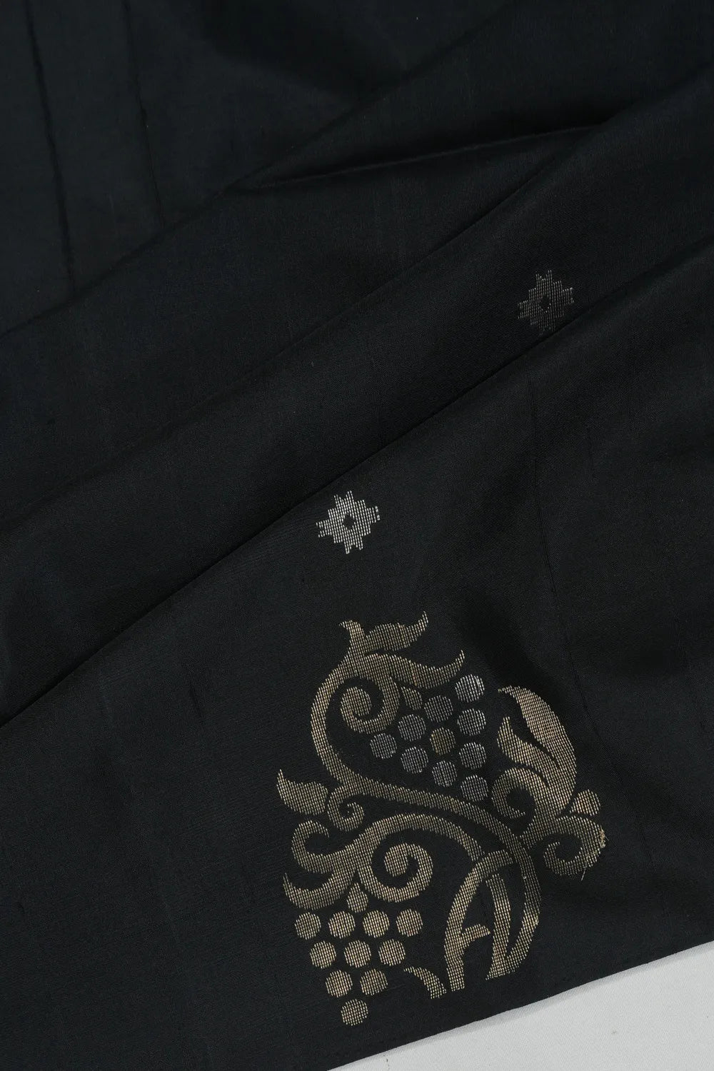 Coimbatore Soft Silk Butta Black Saree