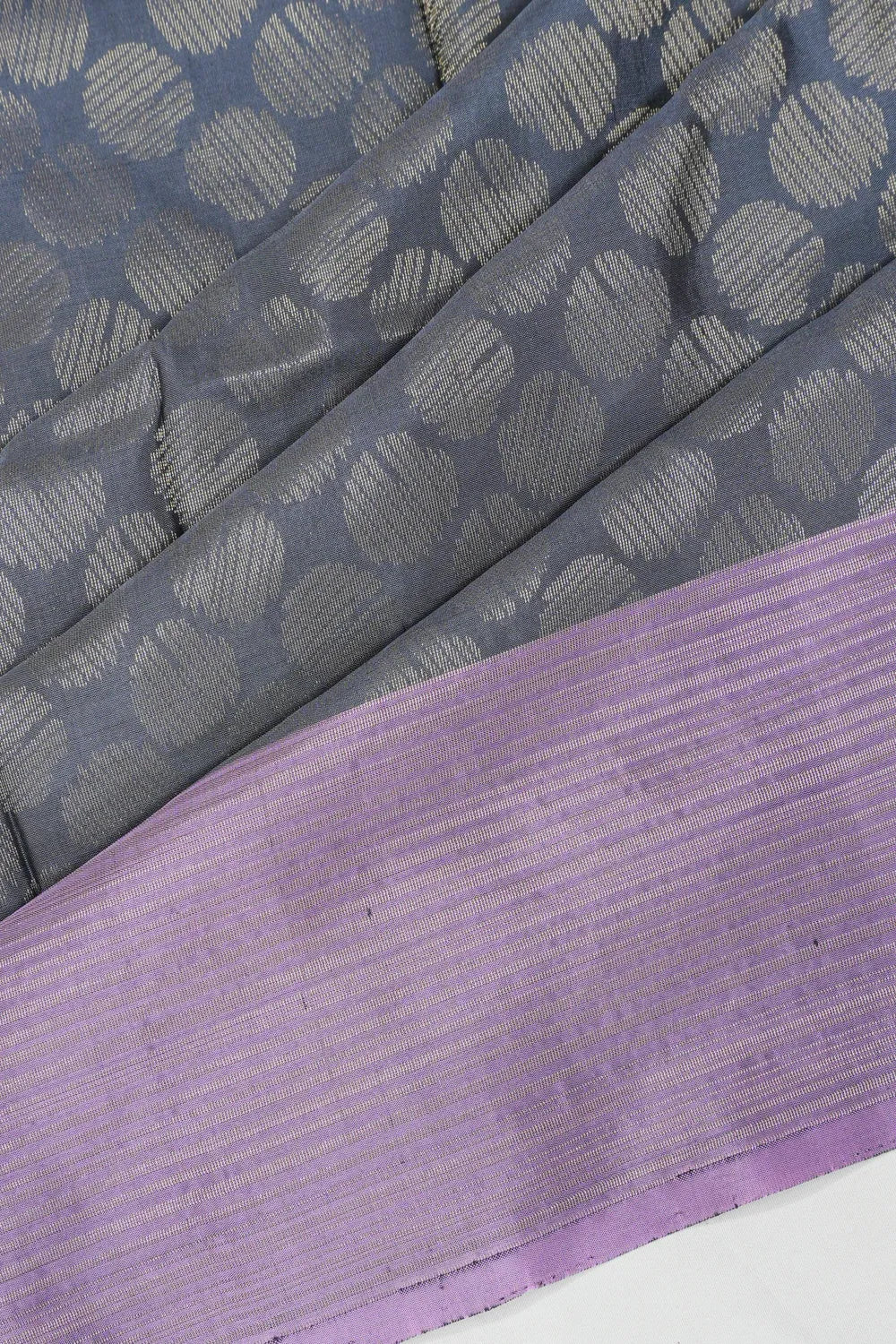 Coimbatore Soft Silk Brocade Grey Saree