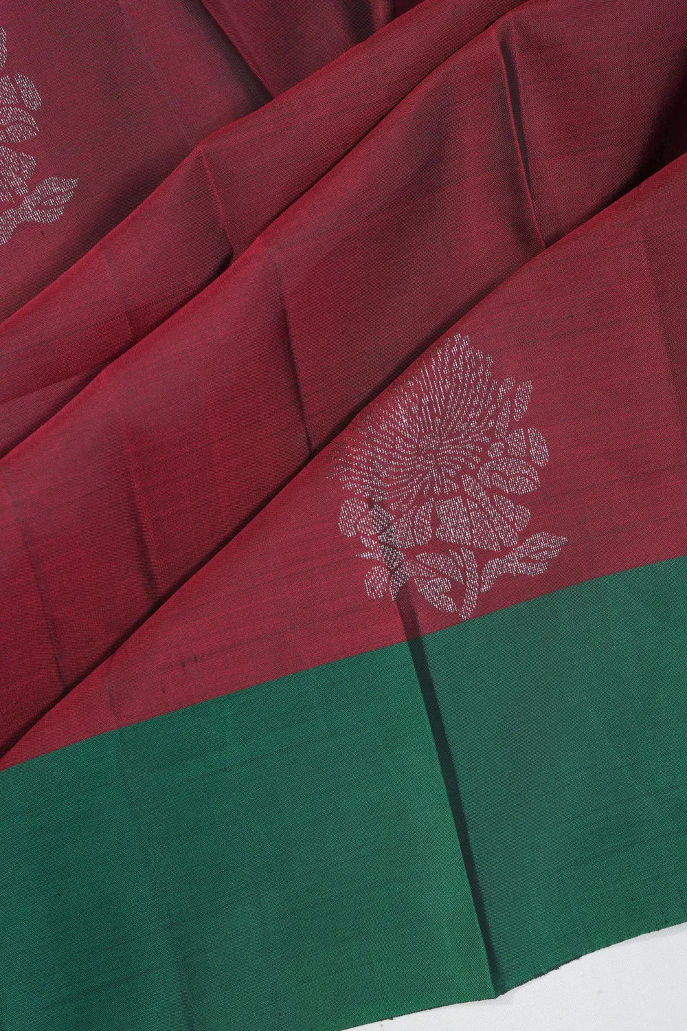 Coimbatore Soft Silk Butta Maroon Saree