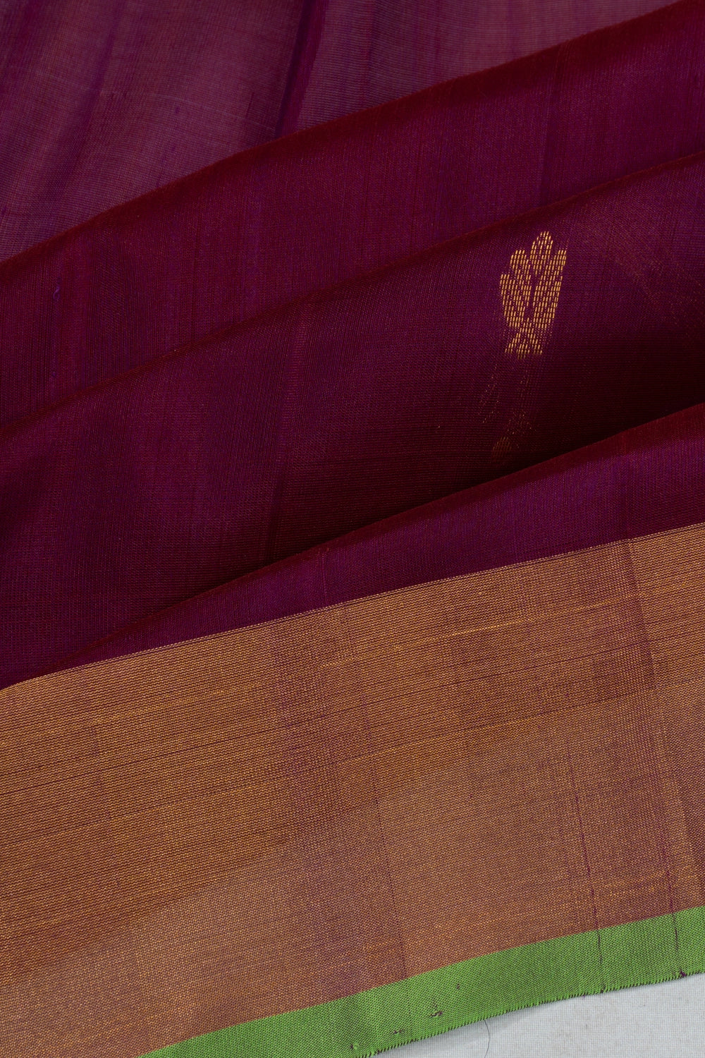 Uppada Silk Butta Maroon Saree