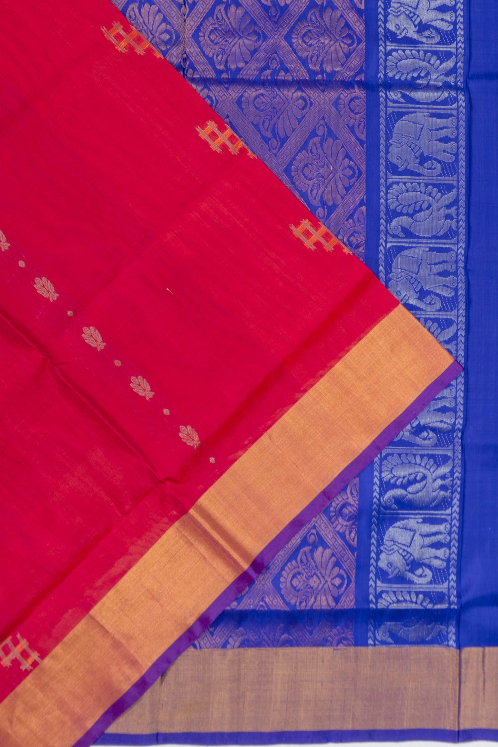 Uppada Silk Butta Pink Saree