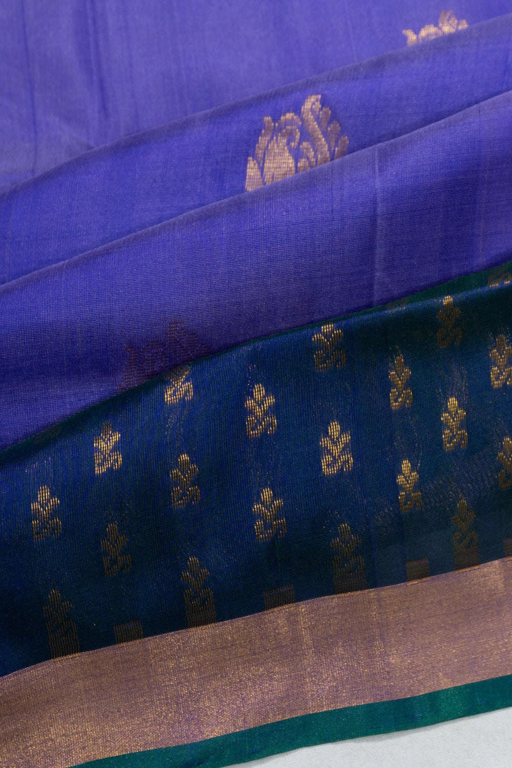 Uppada Silk Butta Violet Saree