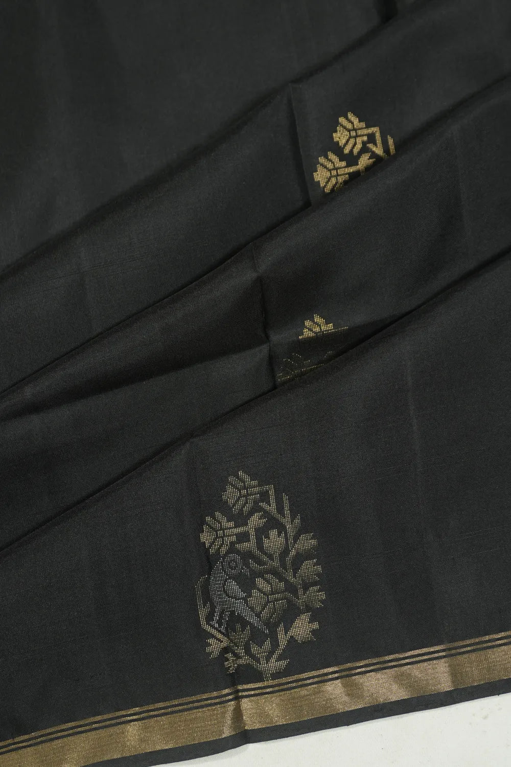 Coimbatore Soft Silk Butta Black Saree