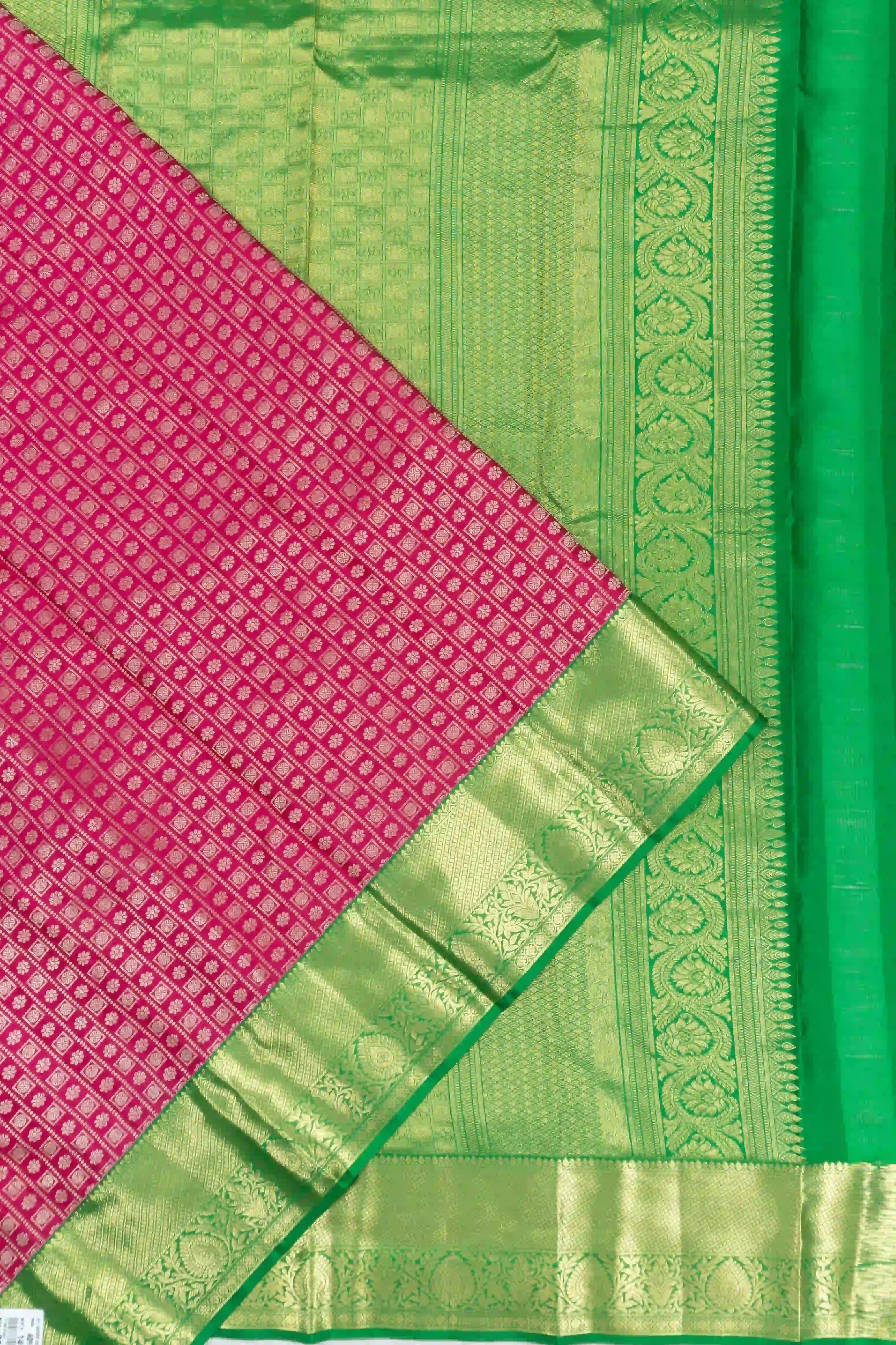 Taranga Kanchi Silk Brocade Pink Saree