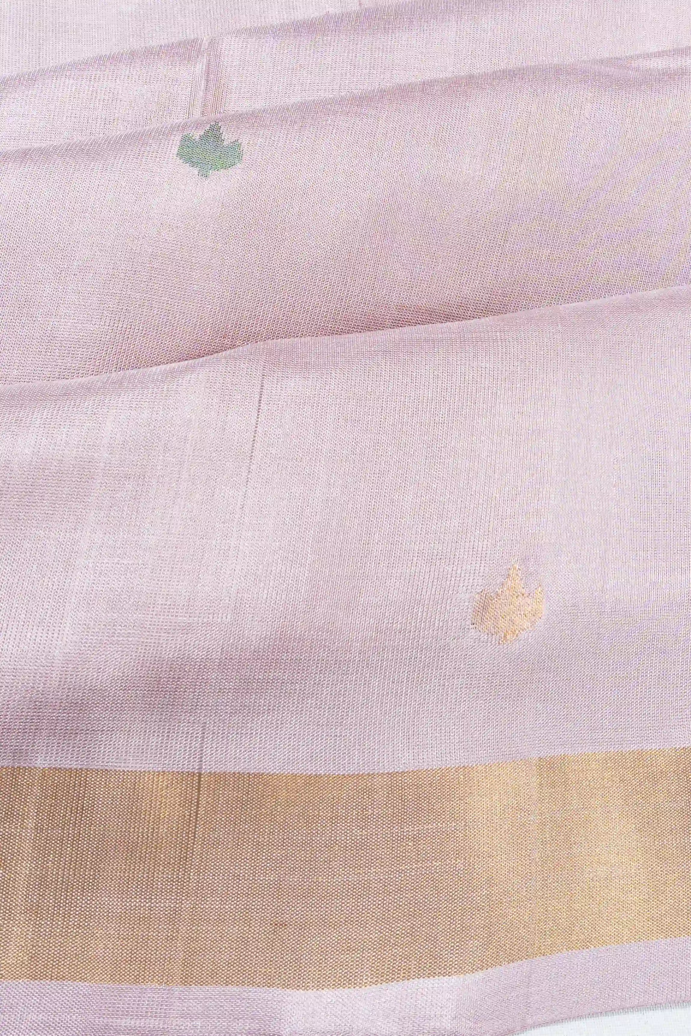 Uppada Silk Butta Baby Pink Saree
