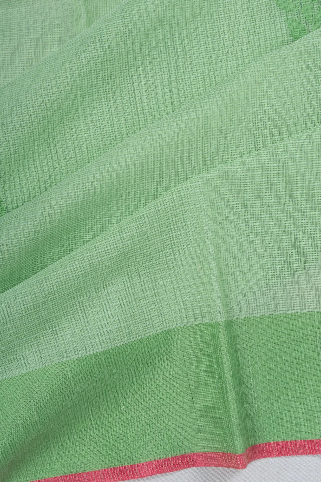 Kota Cotton Butta Light Green Saree