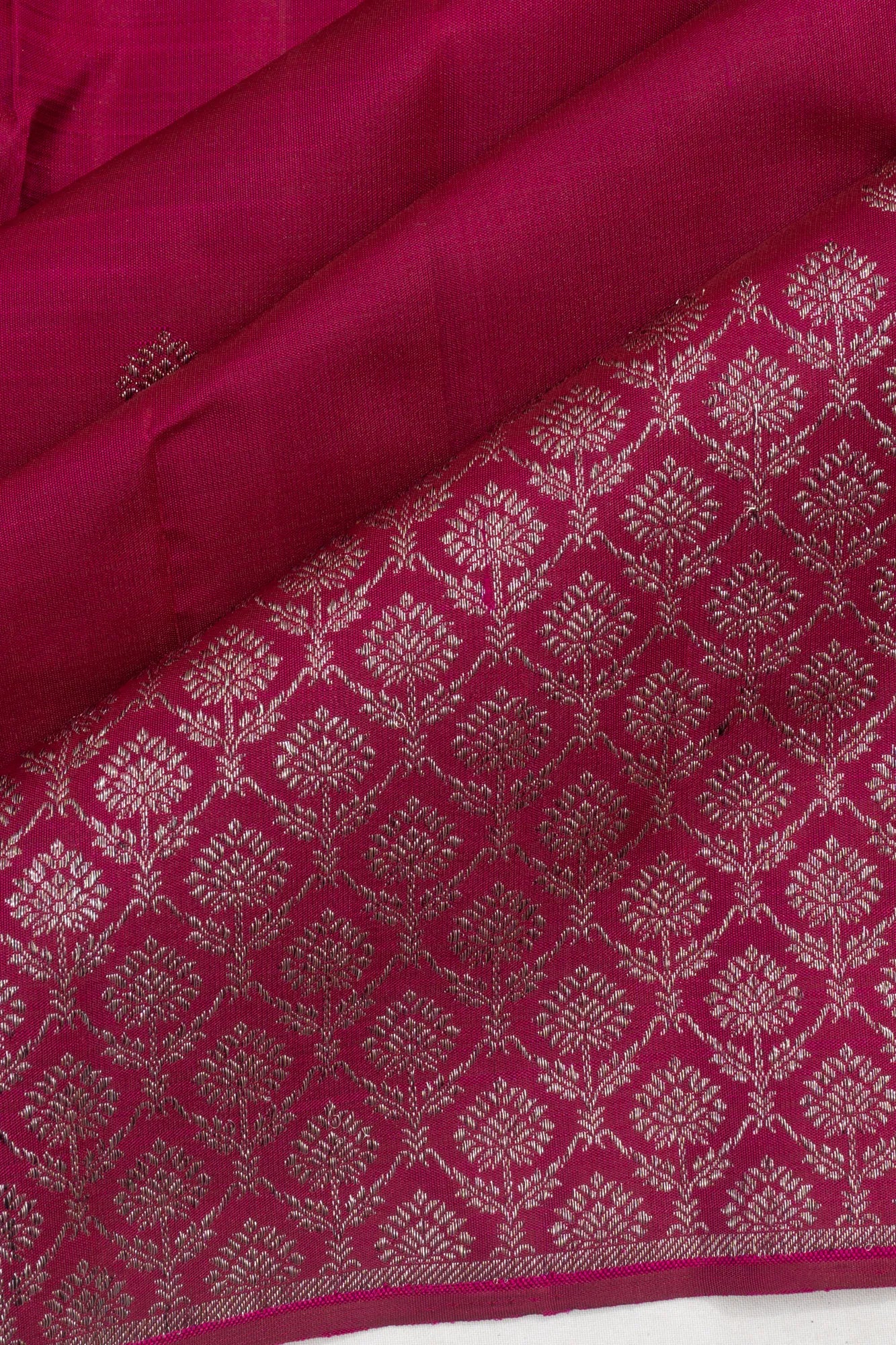 Kanchipuram Silk Butta Pink Saree