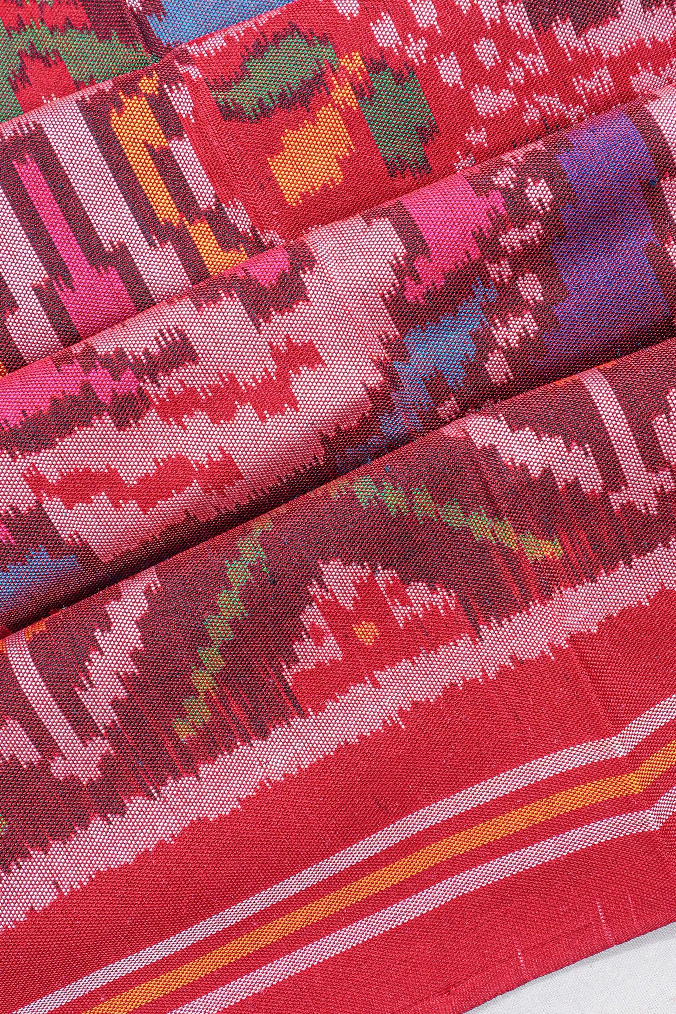 Semi Patan Silk Ikat Multicolour Saree