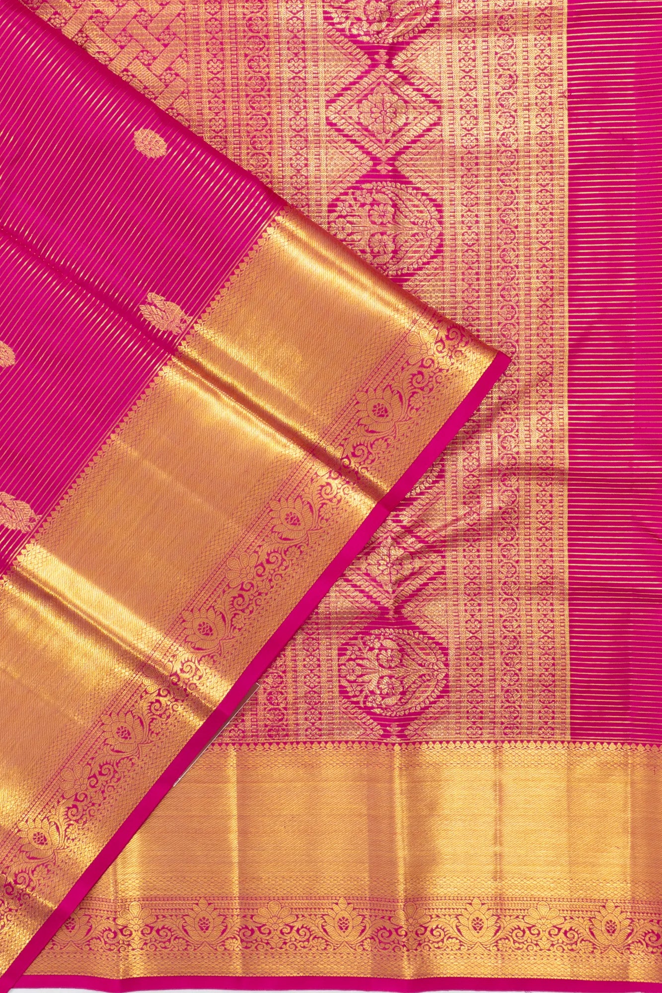Taranga Kanchi Silk Butta Pink Saree