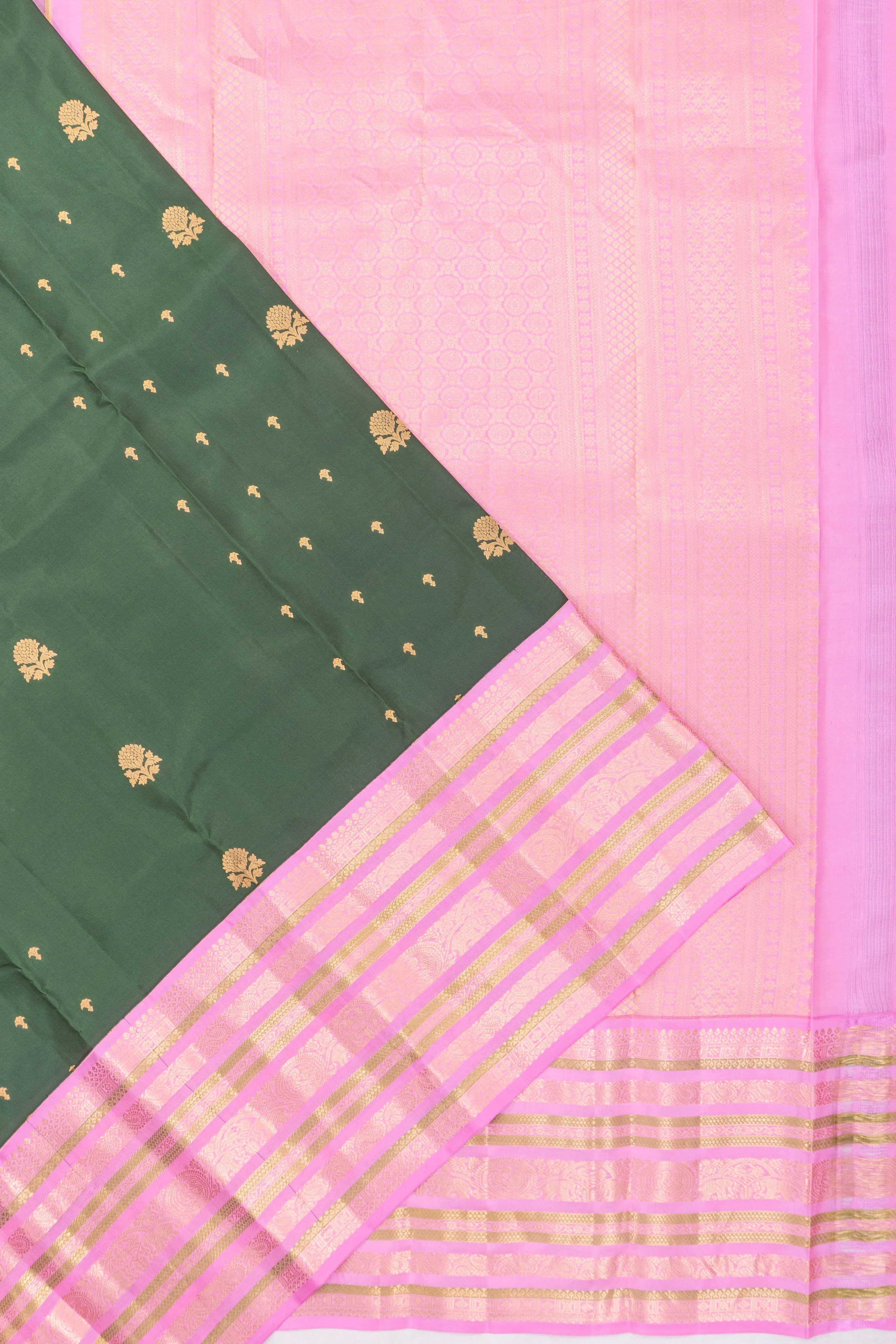 Taranga Kanchi Silk Butta Purple Saree