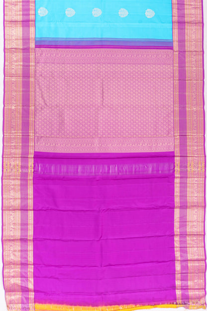 Taranga Kanchi Silk Butta Sky Blue Saree