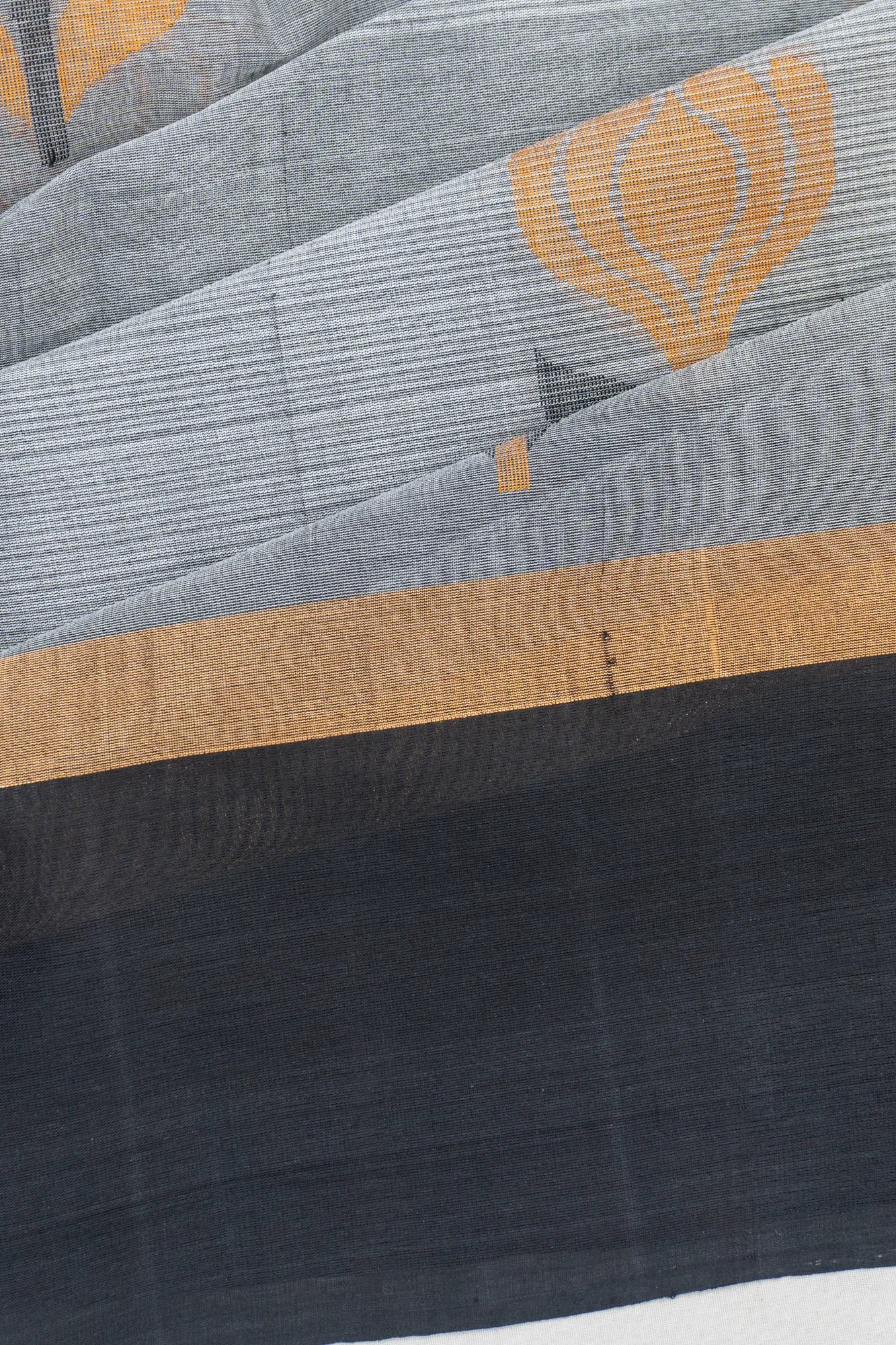 Chettinad Cotton Butta Dual Tone Grey Saree