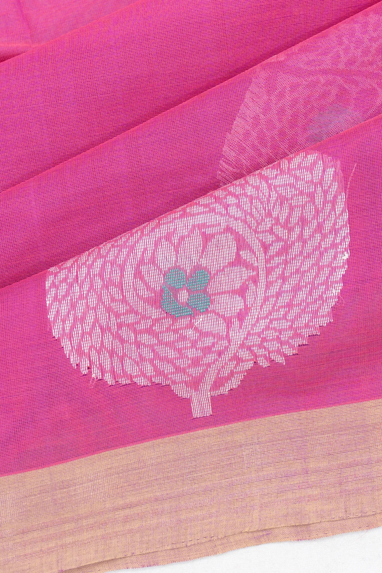 Chettinad Cotton Butta Pink Saree
