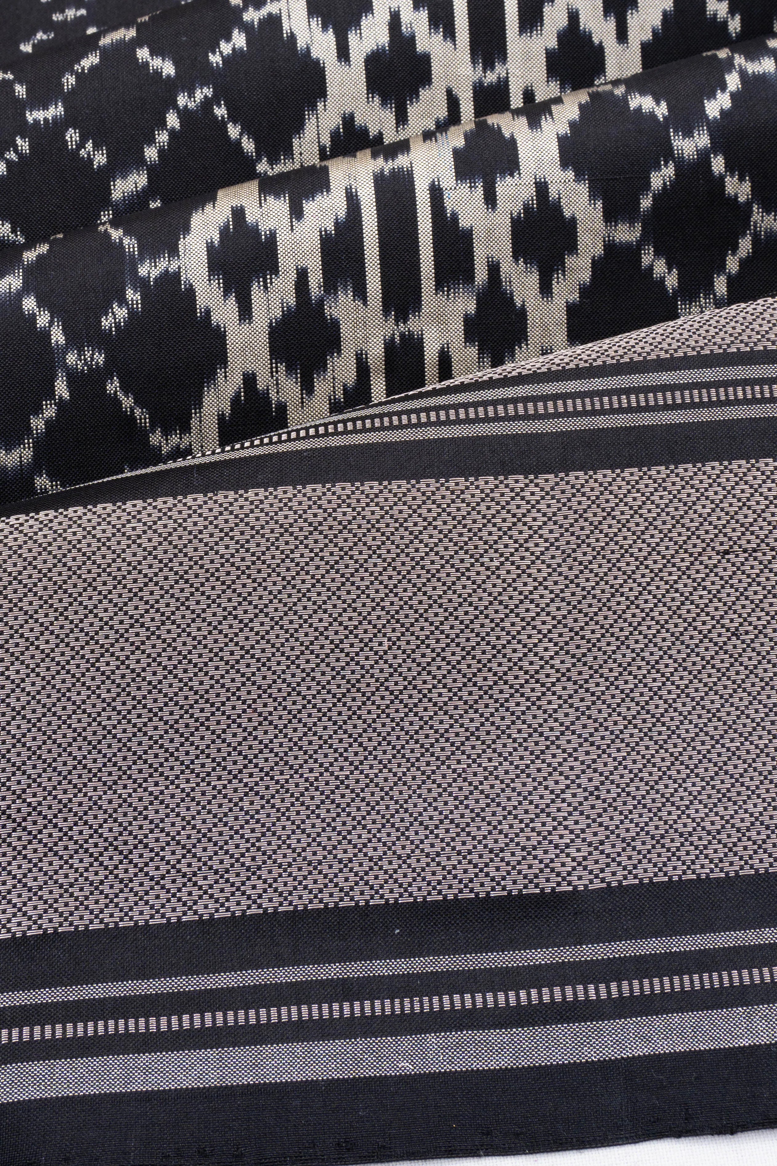 Pochampally Silk Ikat Black Saree