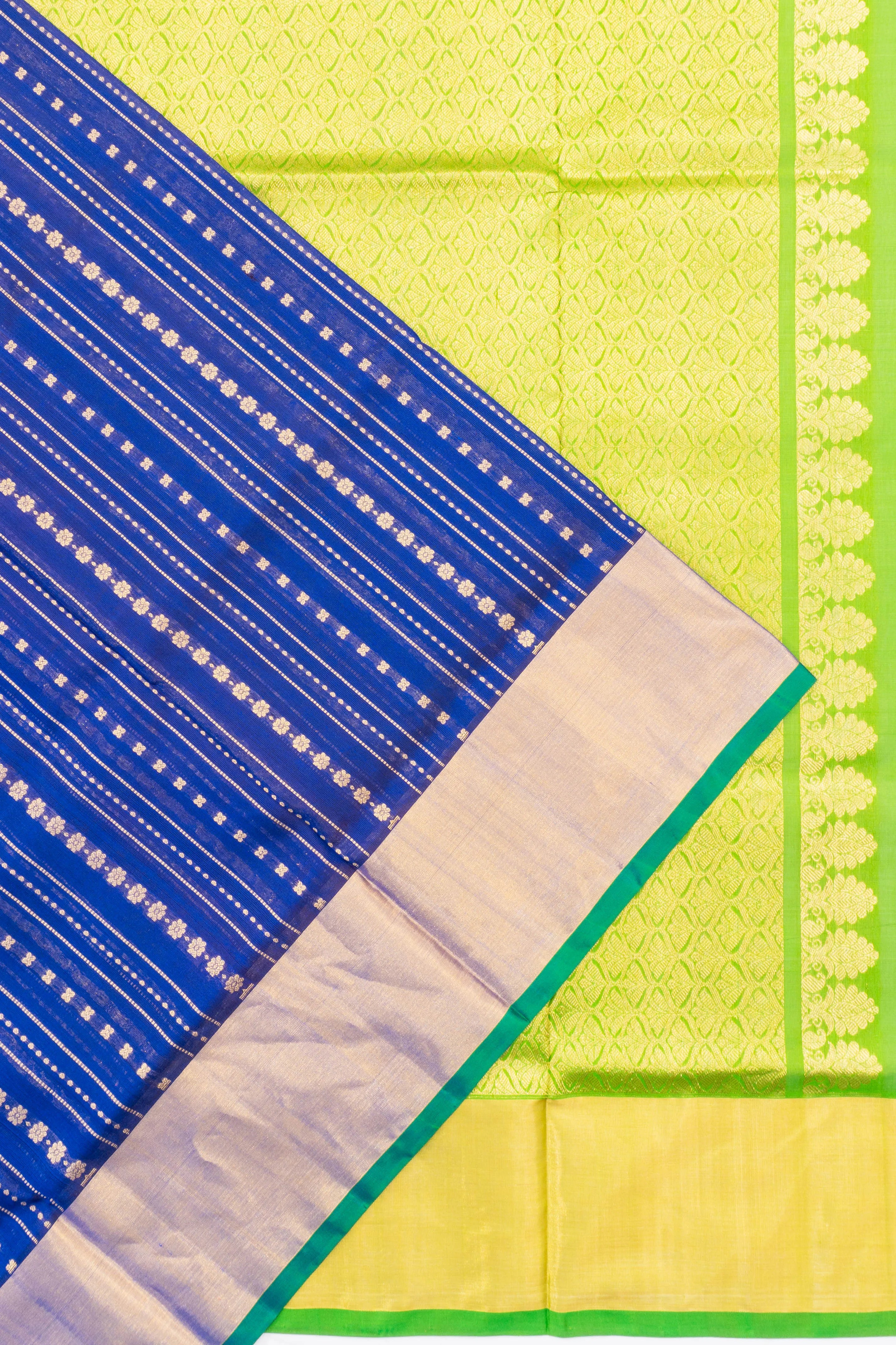 Venkatagiri Silk Brocade Royal Blue Saree