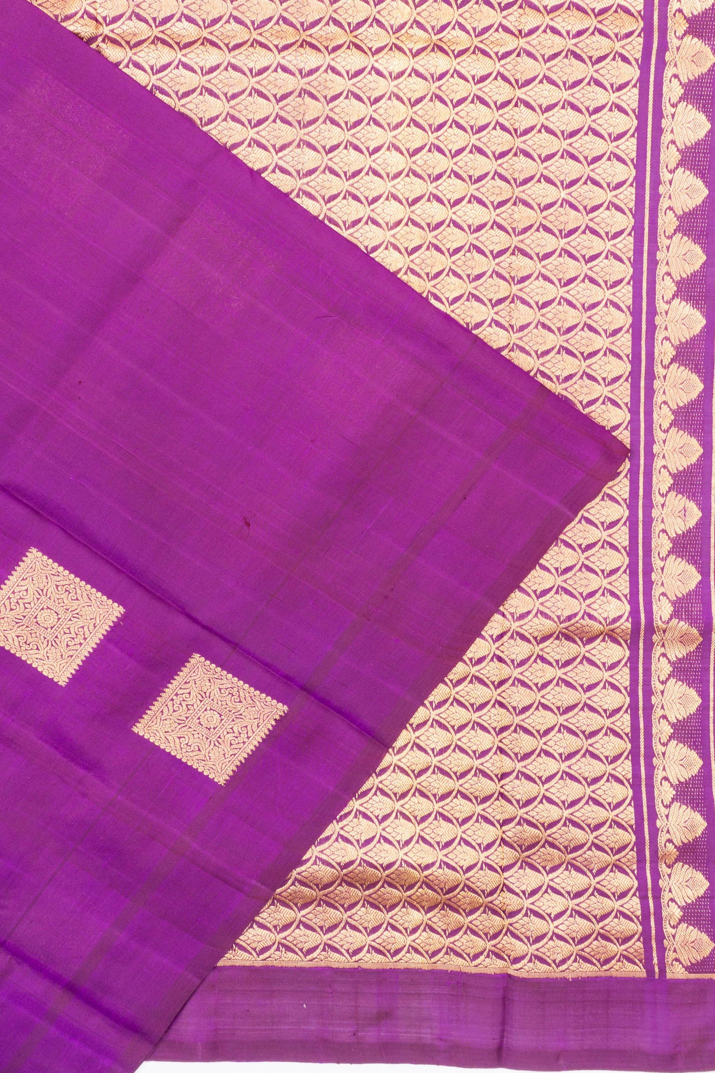 Venkatagiri Silk Butta Purple Saree