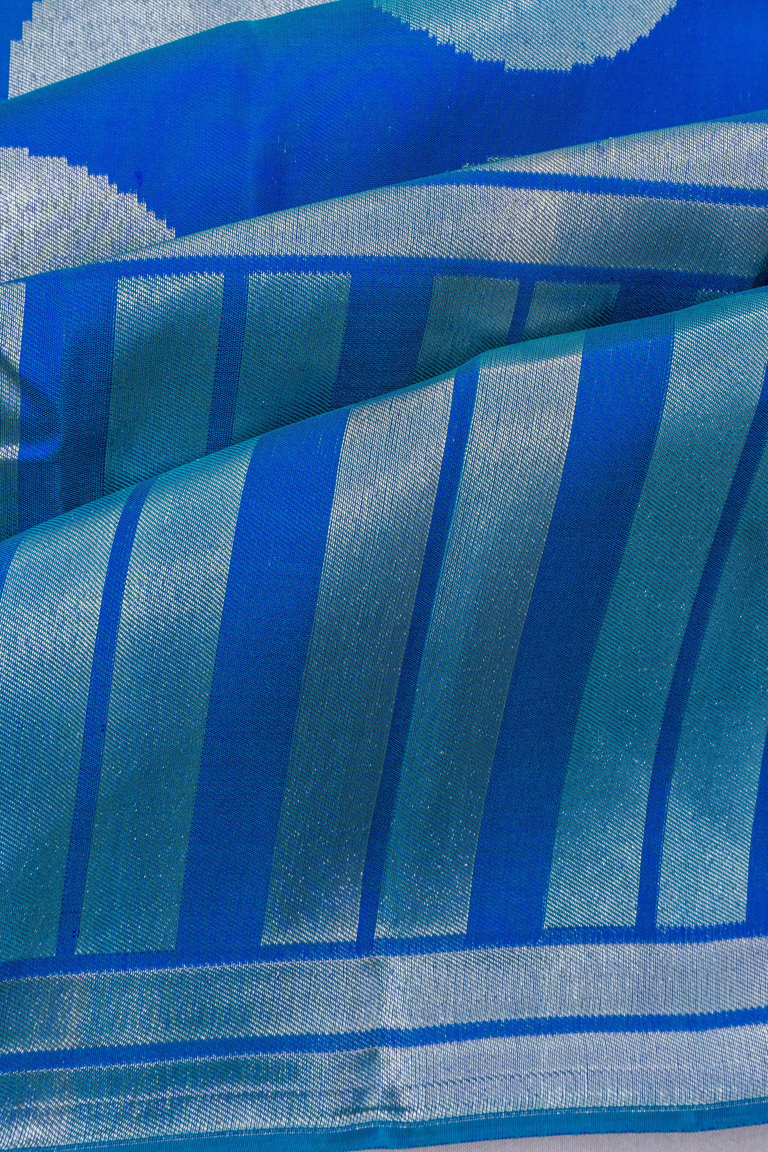 Coimbatore Soft Silk Brocade Royal Blue Saree