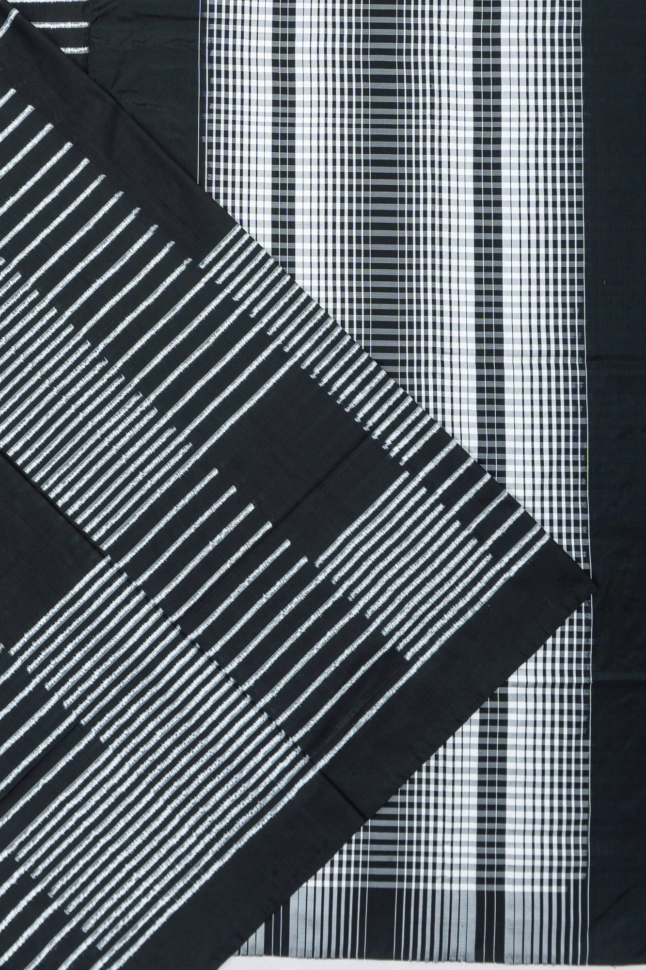 Pochampally Silk Ikat Black Saree