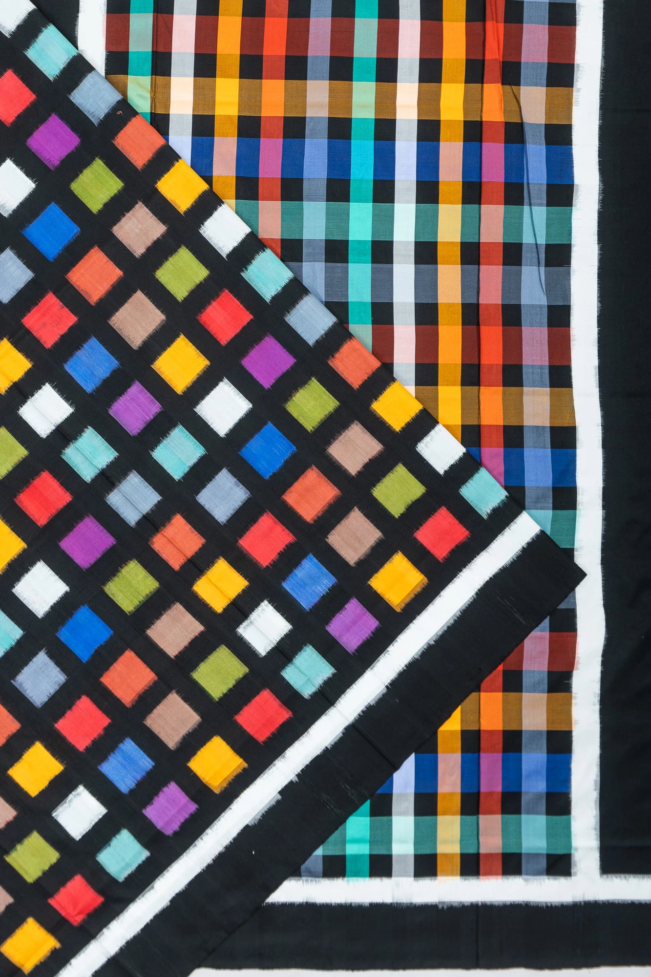 Pochampally Silk Ikat Black Saree