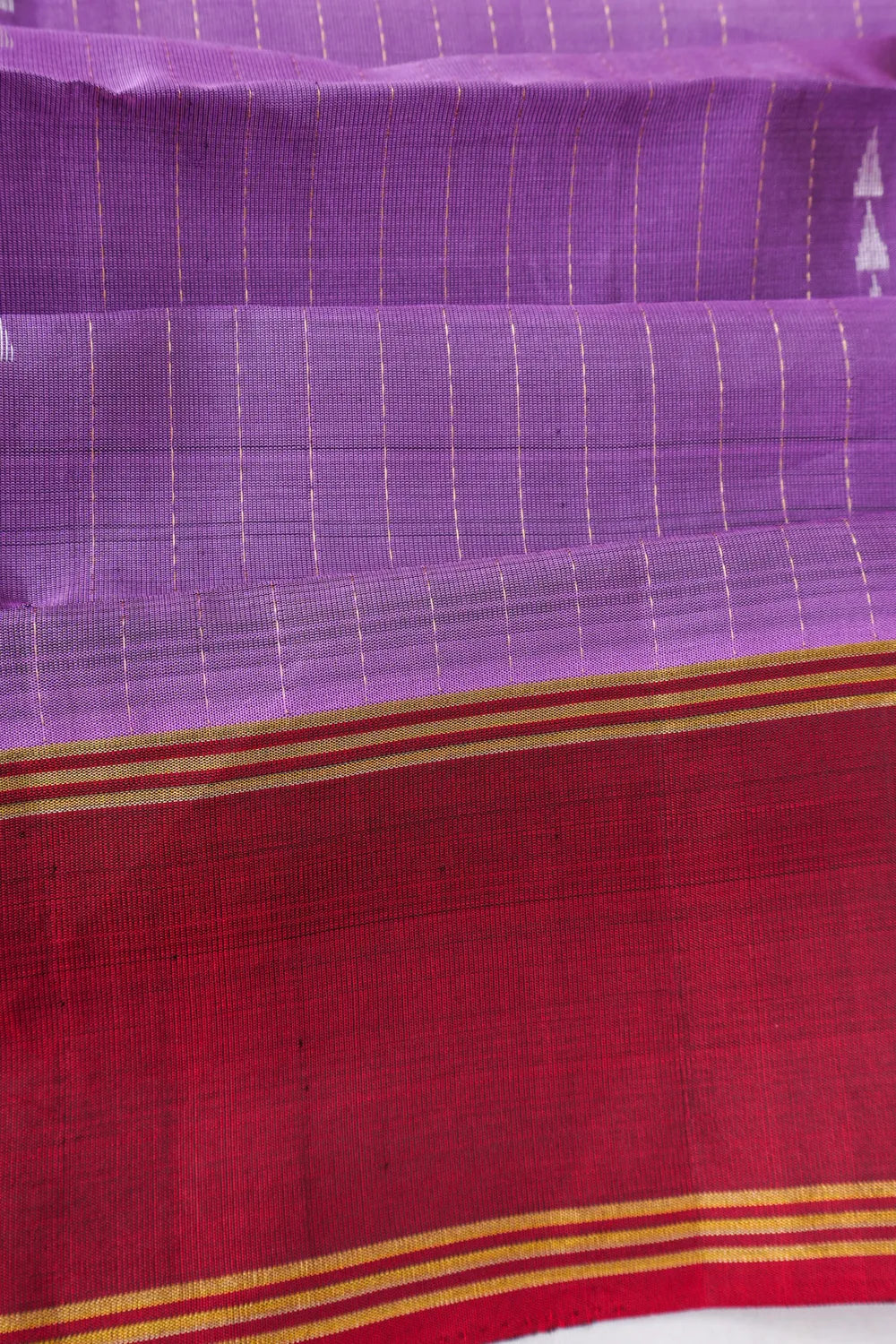 Soft Silk Brocade Lavender Saree