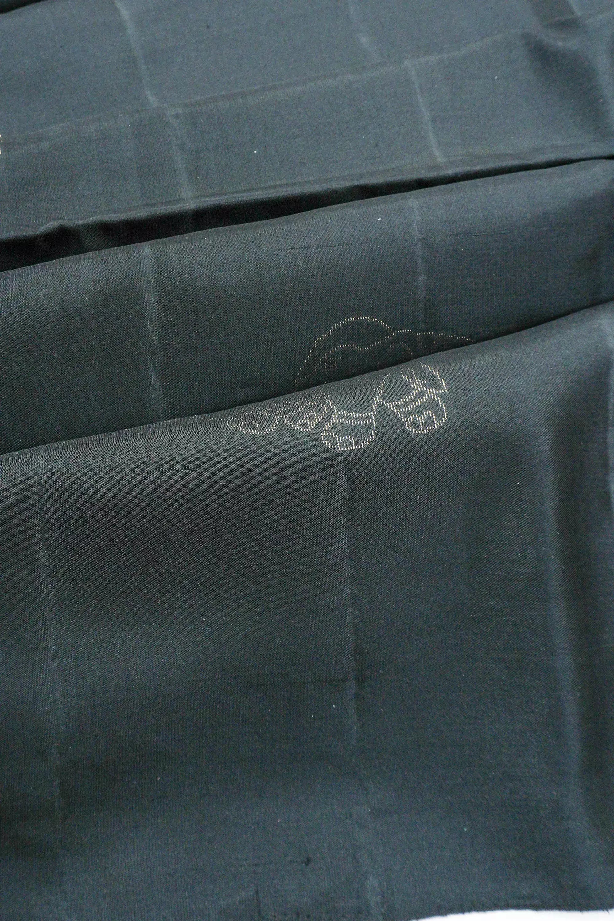 Soft Silk Butta Grey Saree