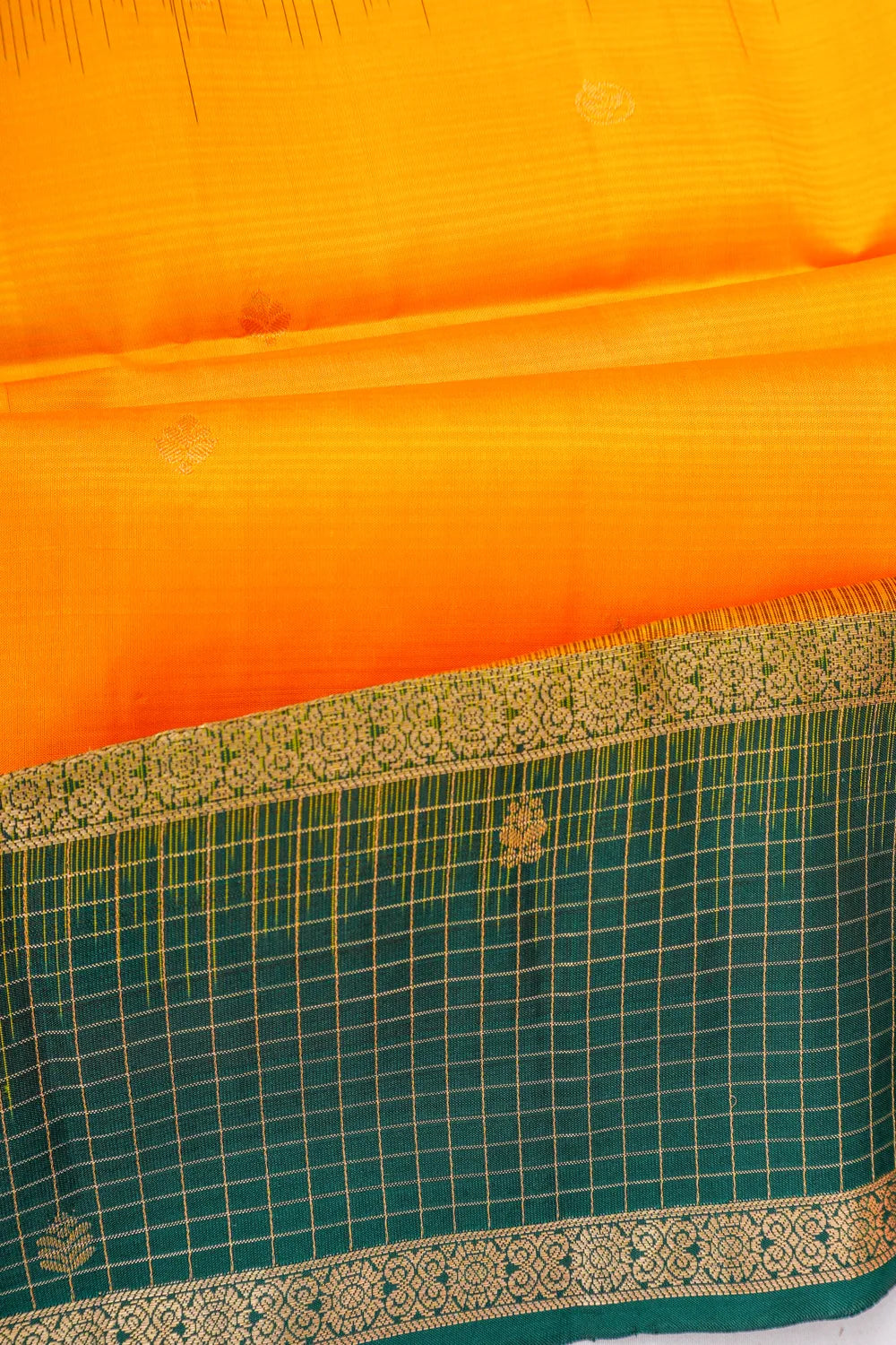 Soft Silk Butta Yellow Saree