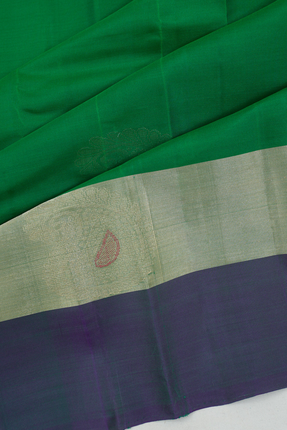 Soft Silk Butta Green Saree