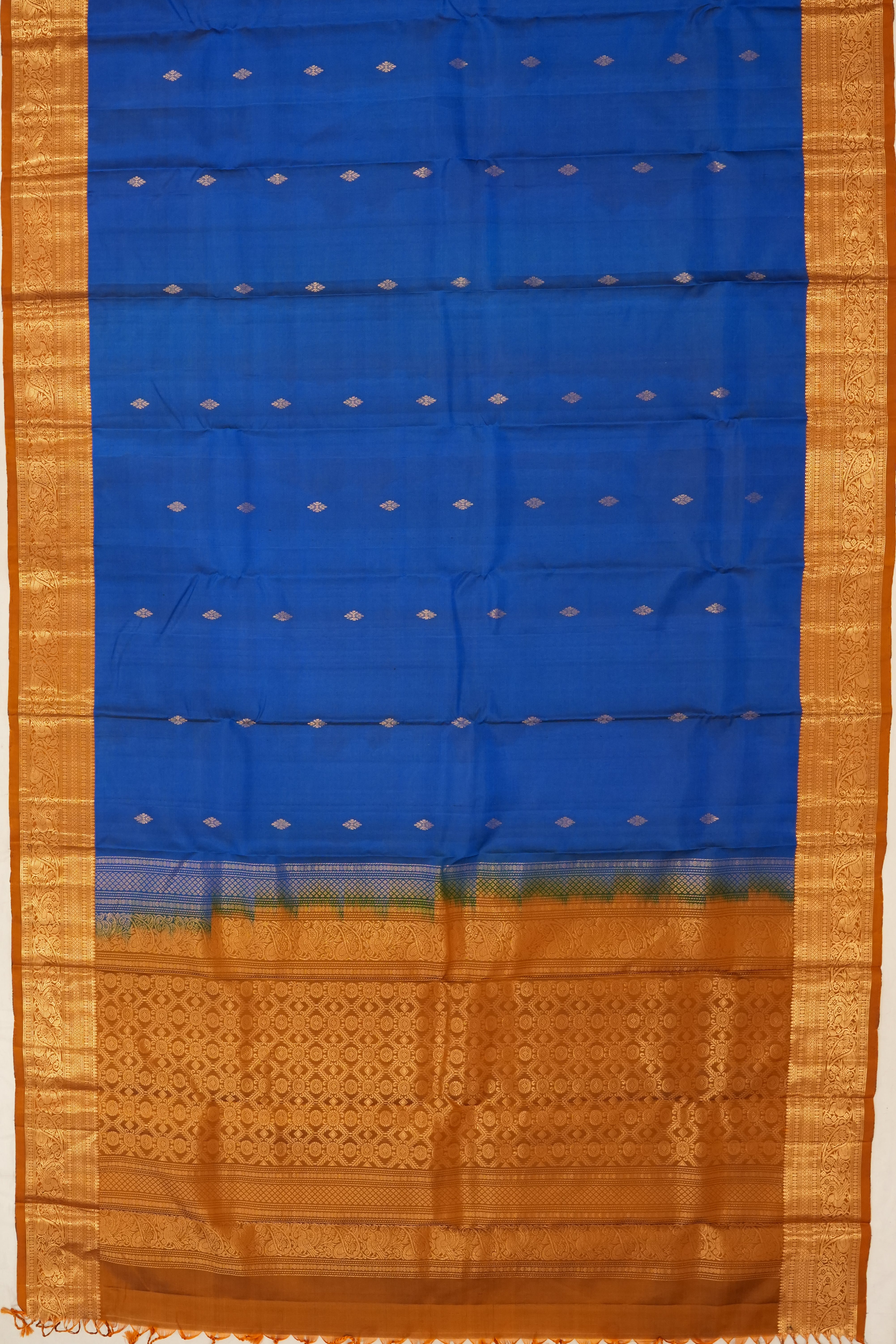 Coimbatore Soft Silk Butta Royal Blue Saree