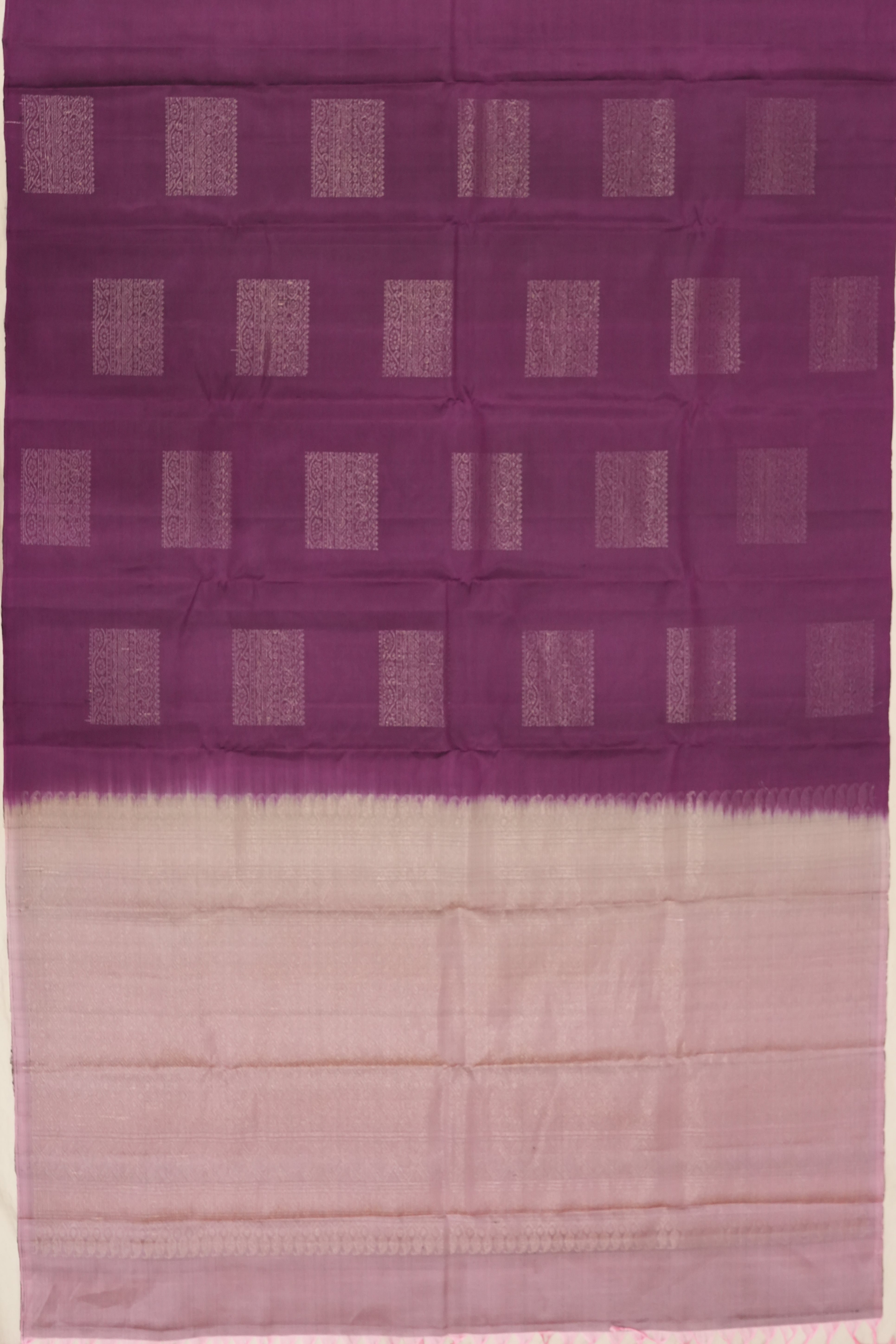 Soft Silk Butta Purple Saree