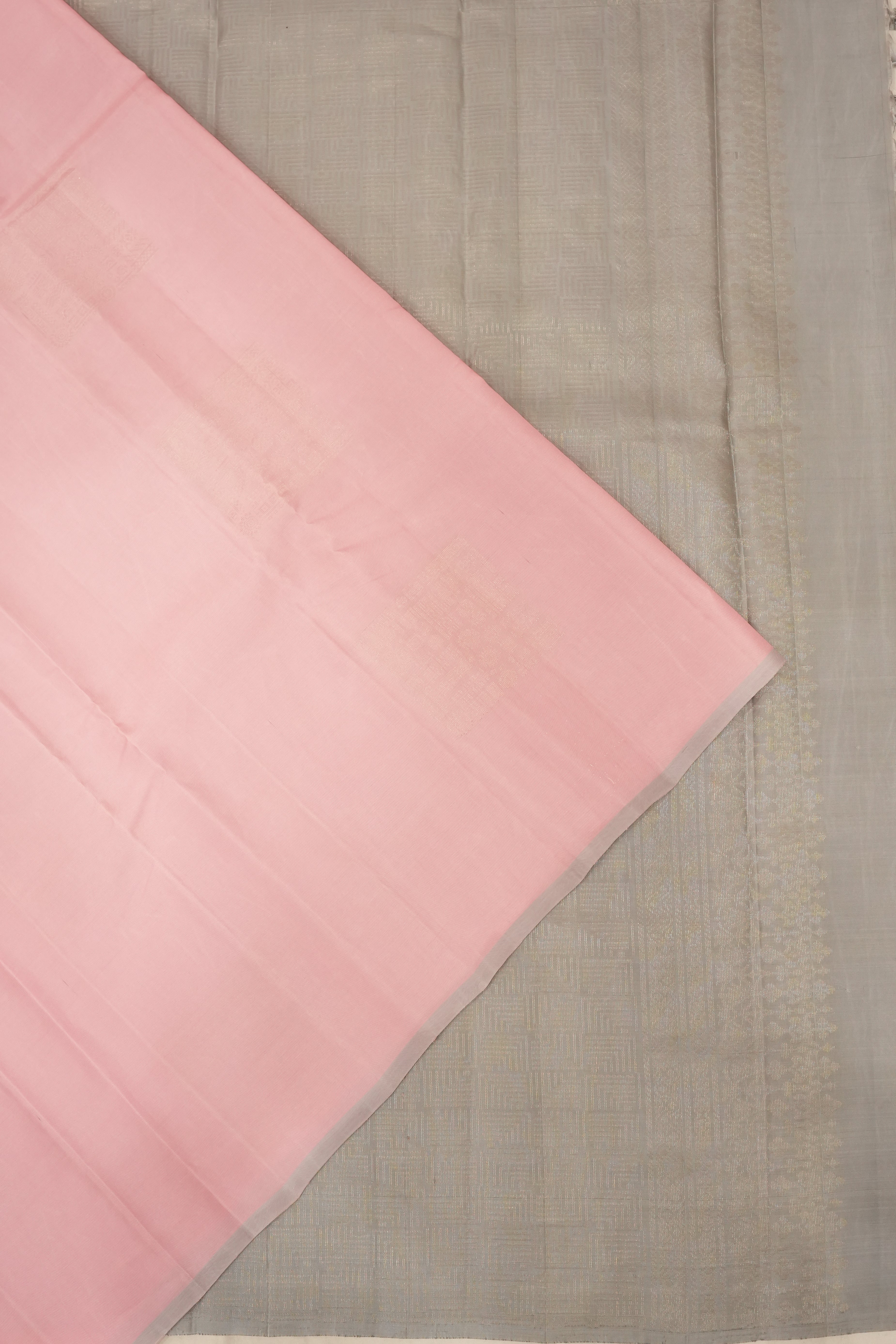 Soft Silk Butta Baby Pink Saree