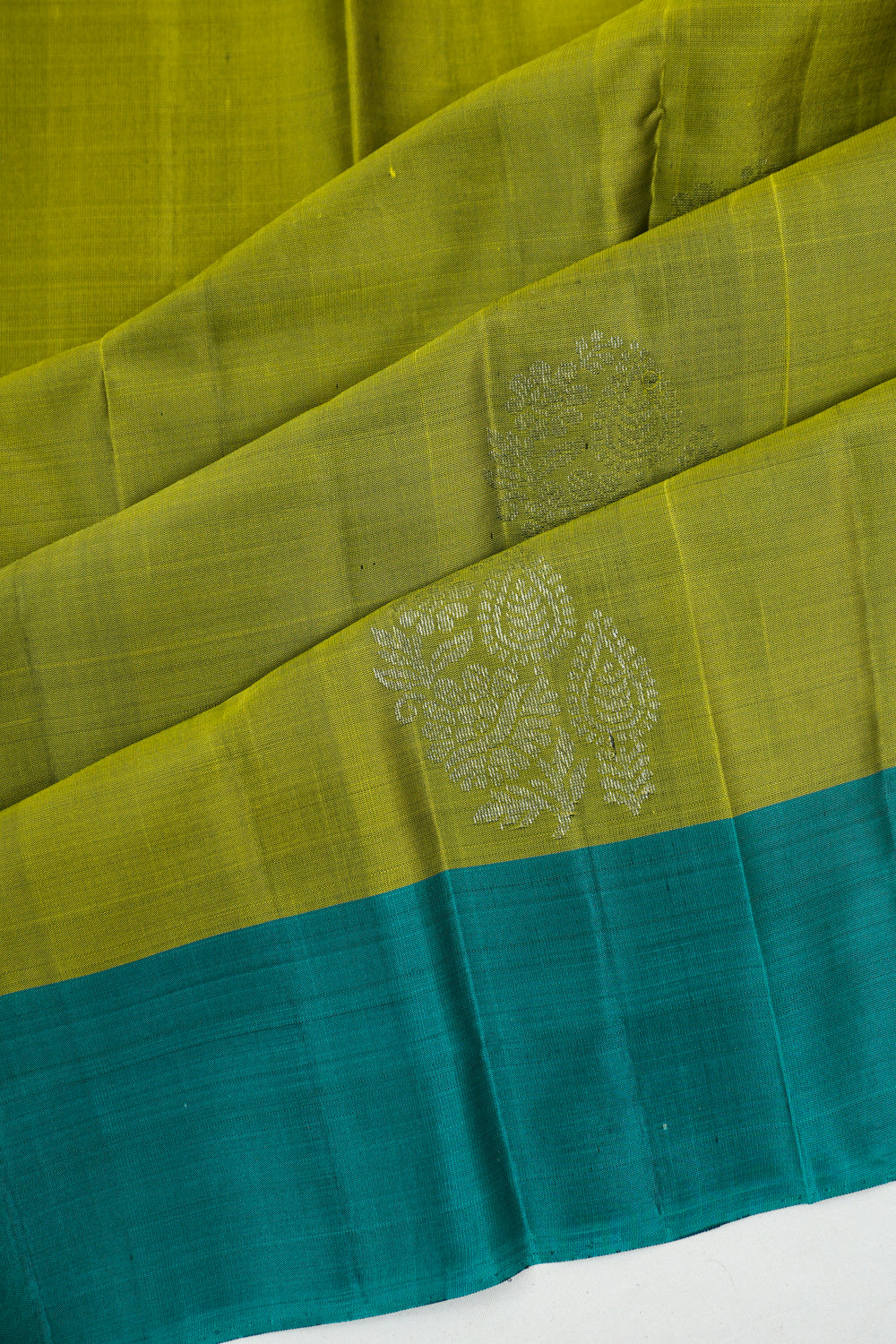 Soft Silk Butta Green Saree
