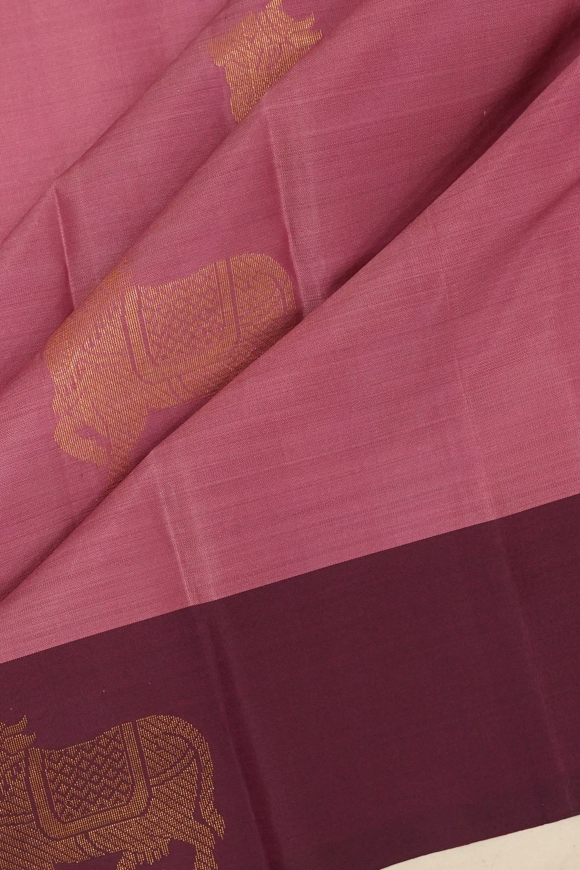 Soft Silk Butta Pink Saree
