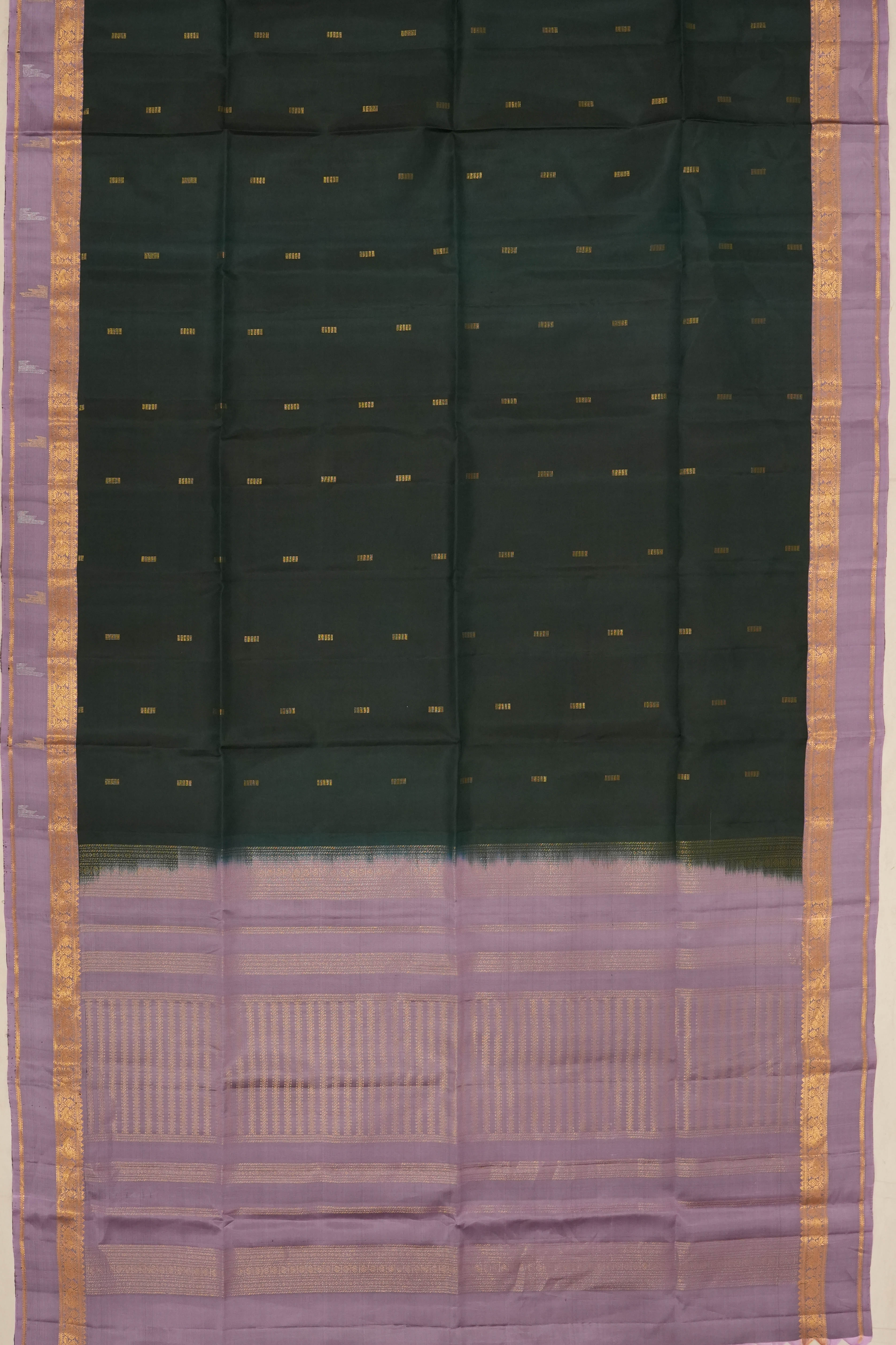Soft Silk Butta Green Saree