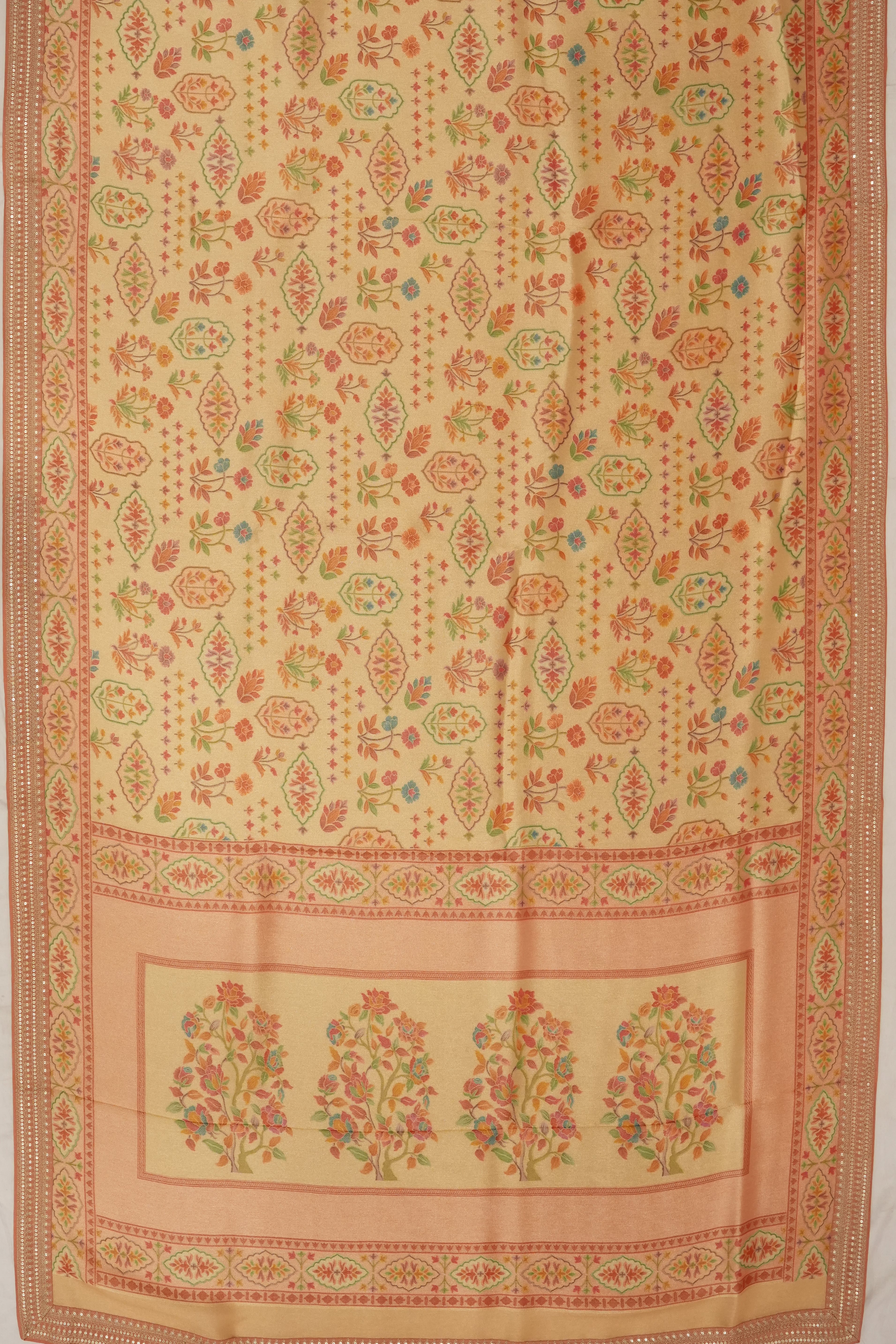 Soft Silk Tissue Brocade Gold Saree
