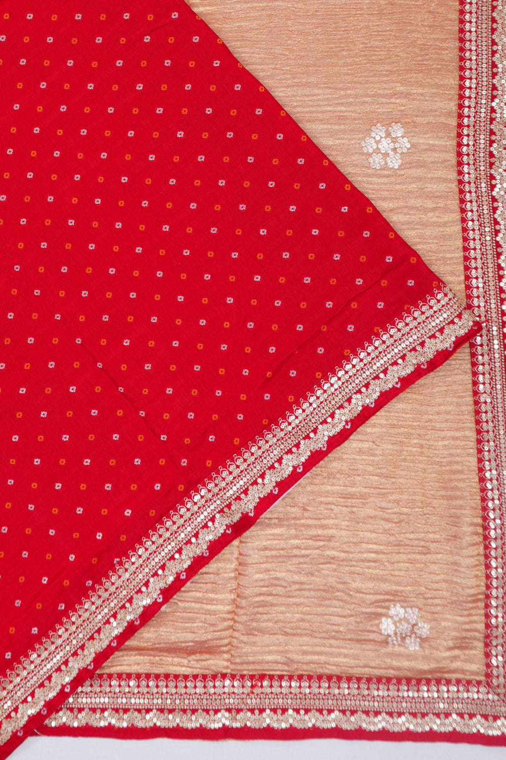 Soft Silk Brocade Red Saree