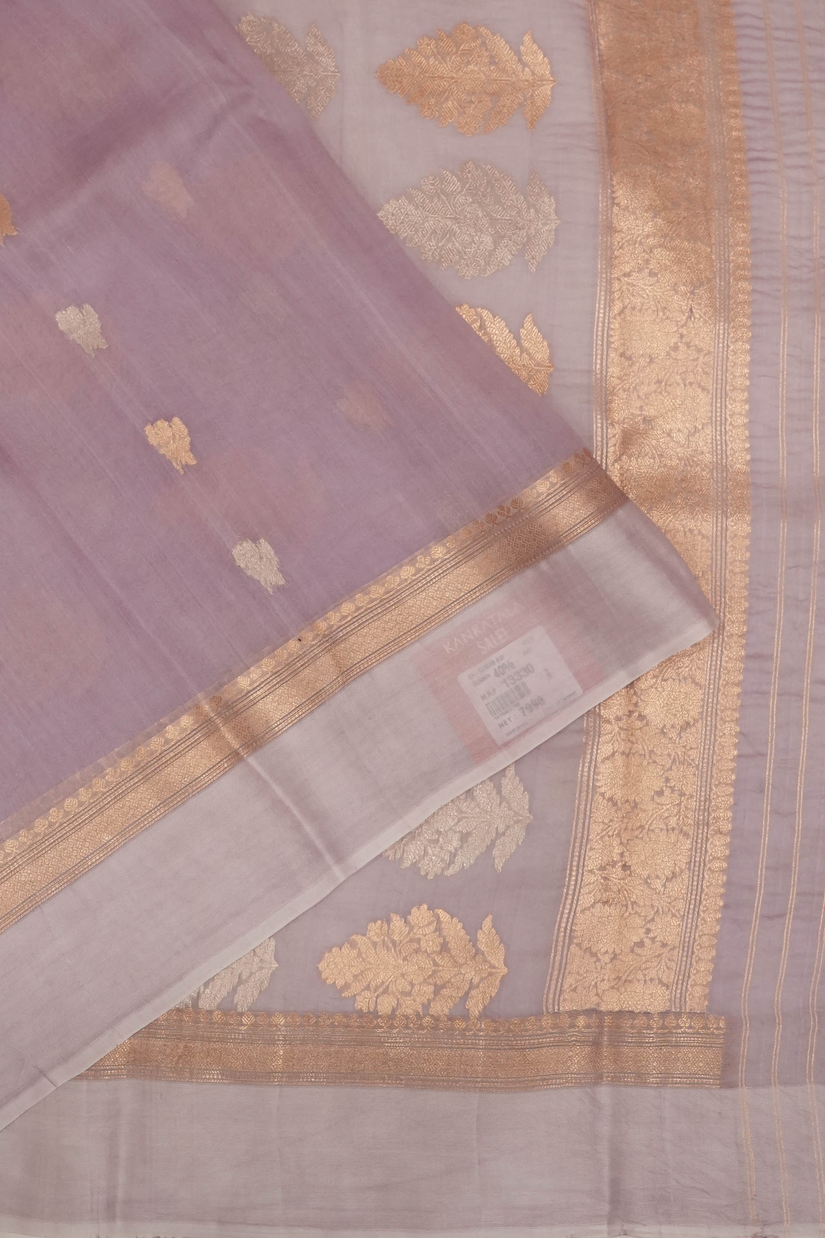 Organza Butta Lavender Saree