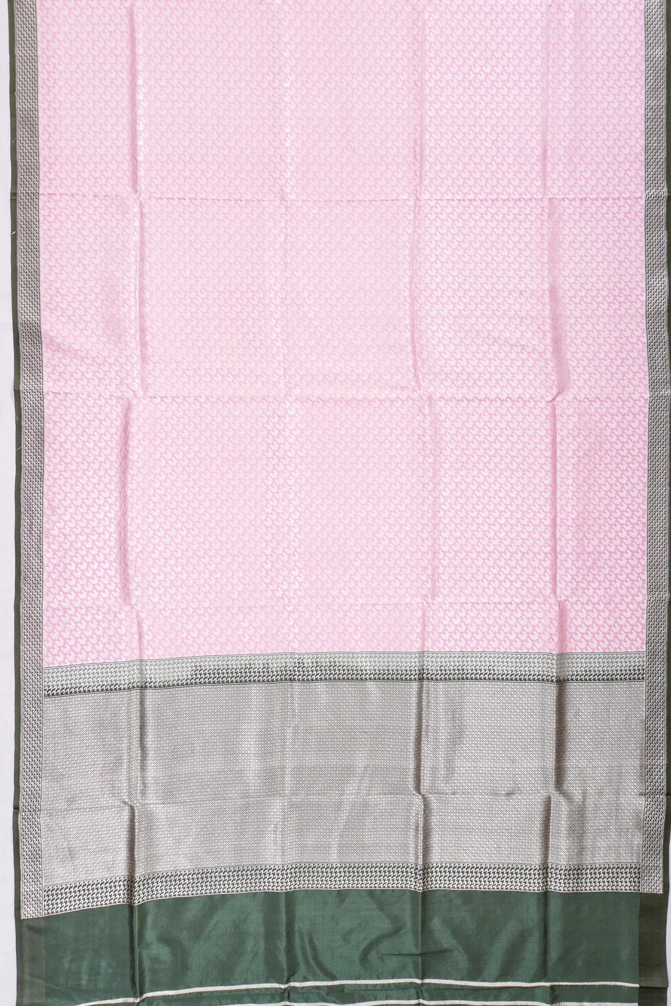 Banarasi Silk Brocade Baby Pink Saree