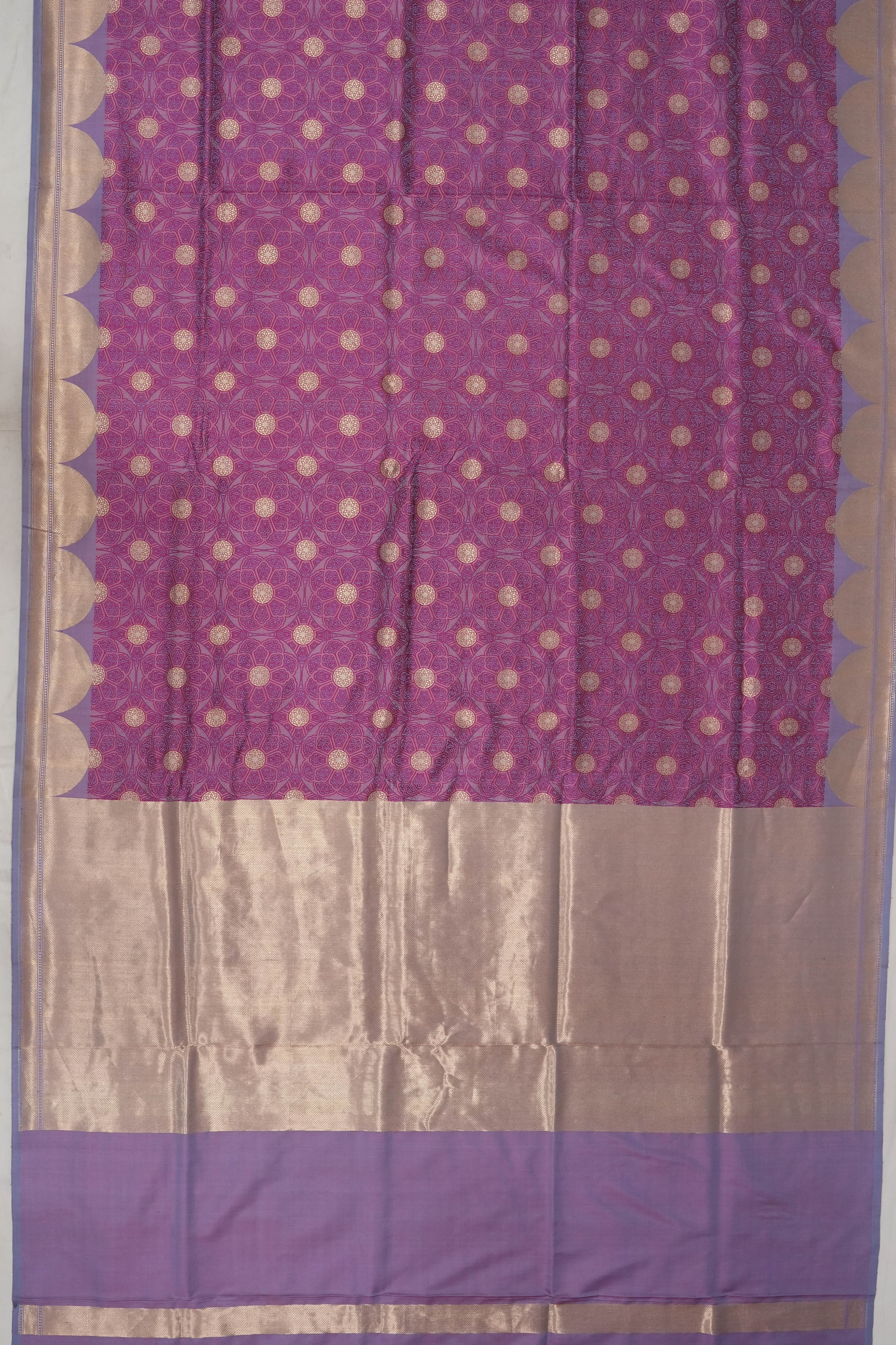 Banarasi Silk Brocade Pink Saree