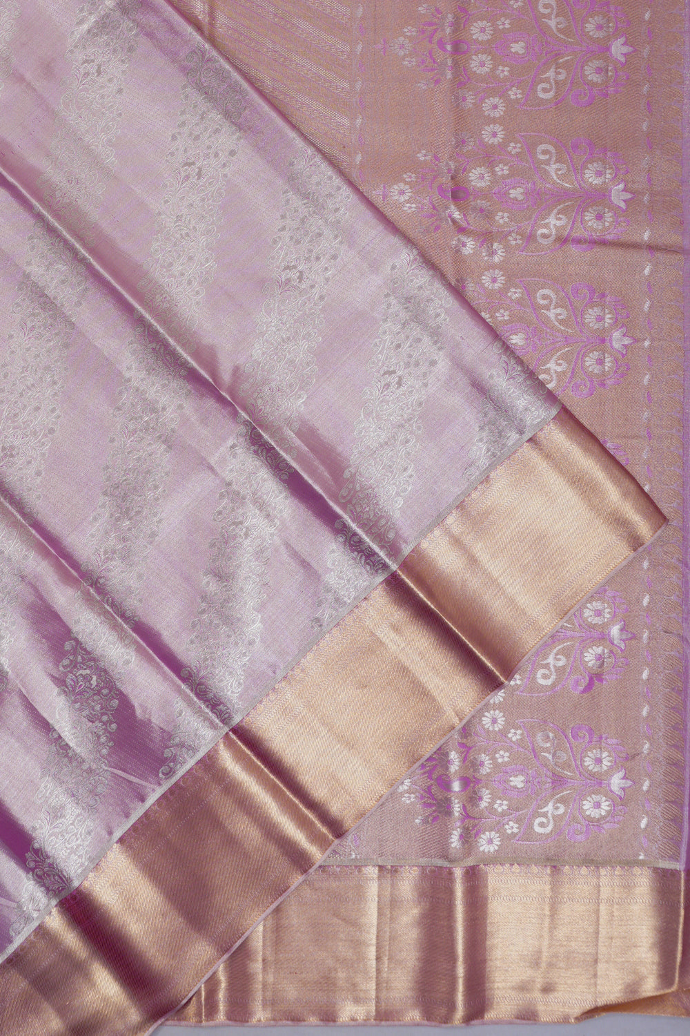 Taranga Kanchi Silk Jaal Lavender Saree