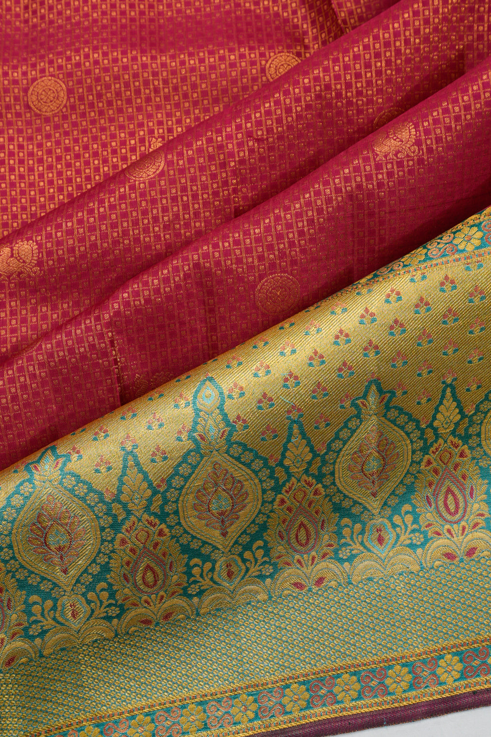 Taranga Kanchi Silk Brocade And Butta Pink Saree