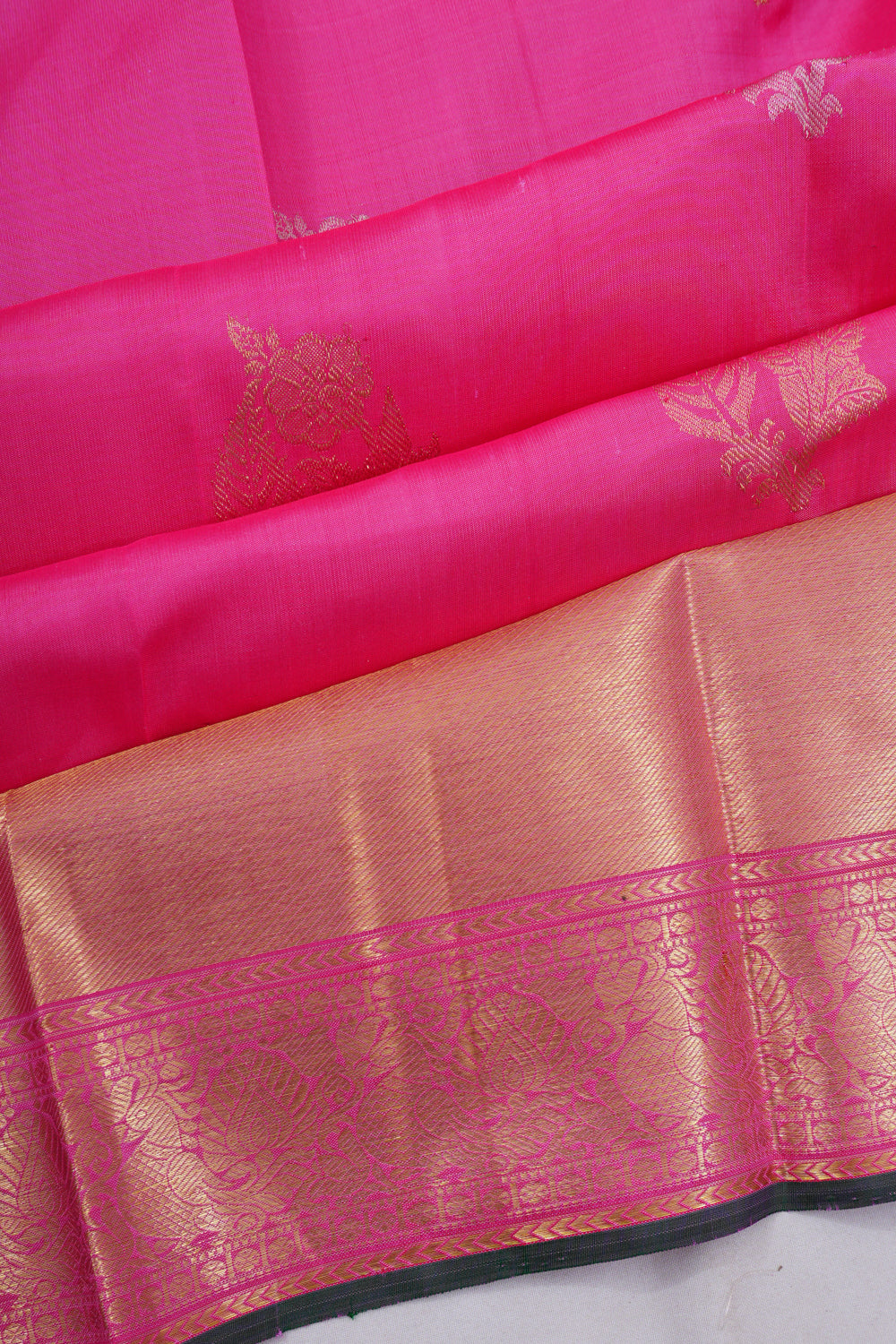 Dharmavaram Silk Butta Pink Saree