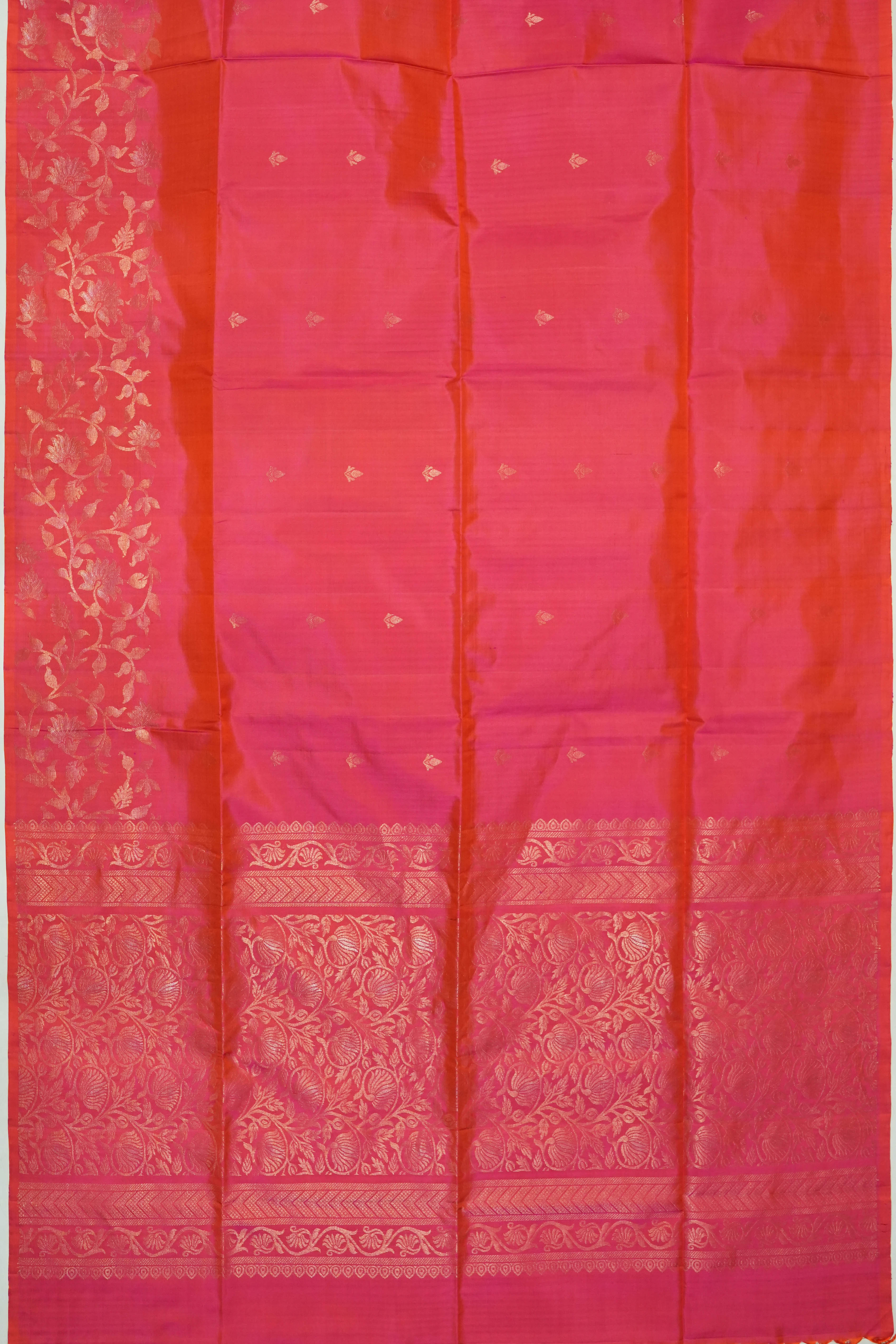 Soft Silk Butta Pink Saree