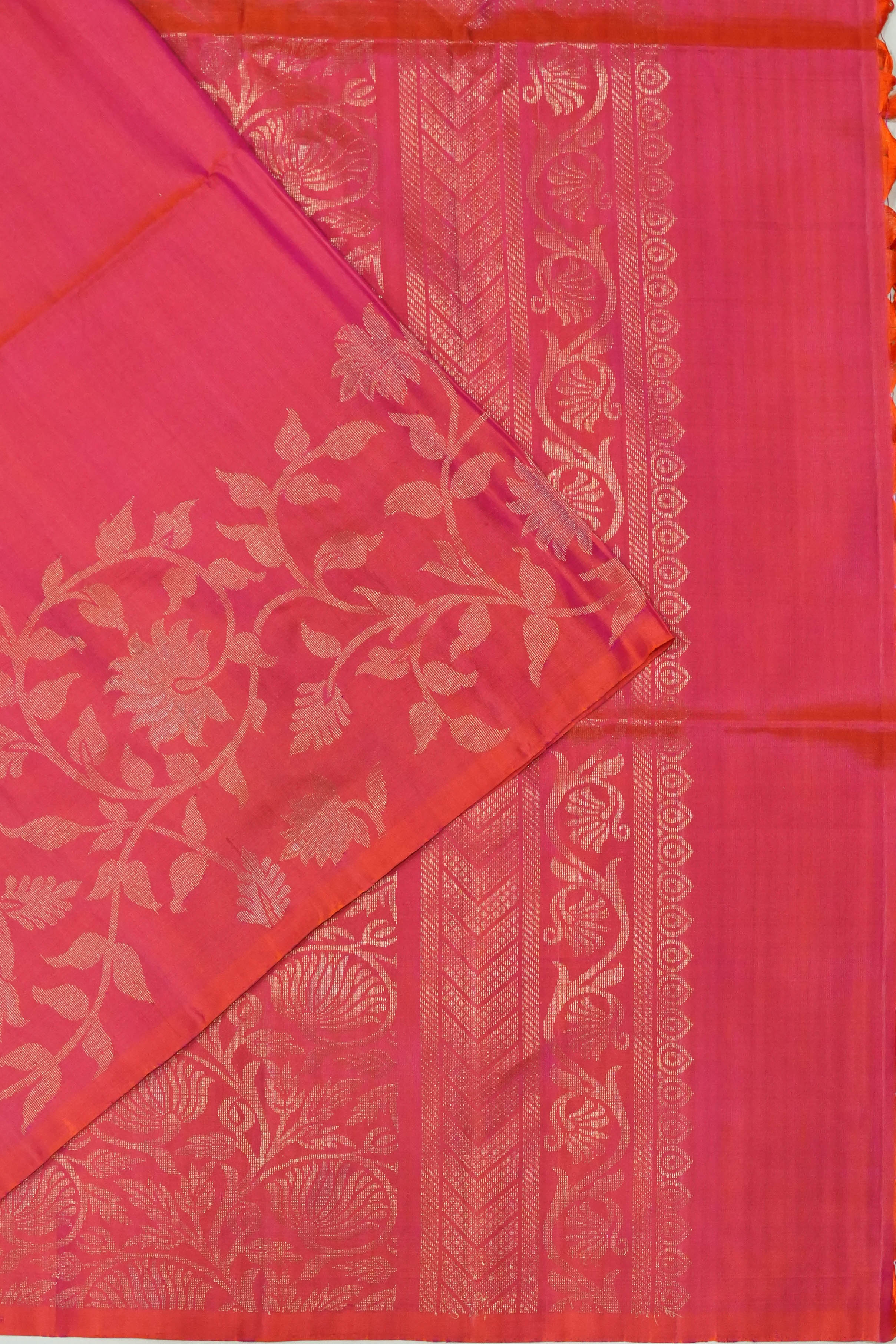 Soft Silk Butta Pink Saree